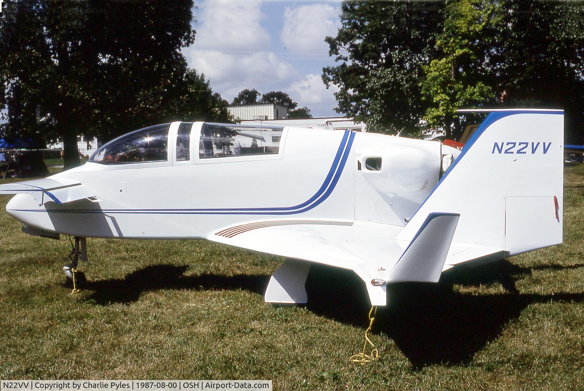 N22VV, 1986 Rutan VariViggen C/N 204, .