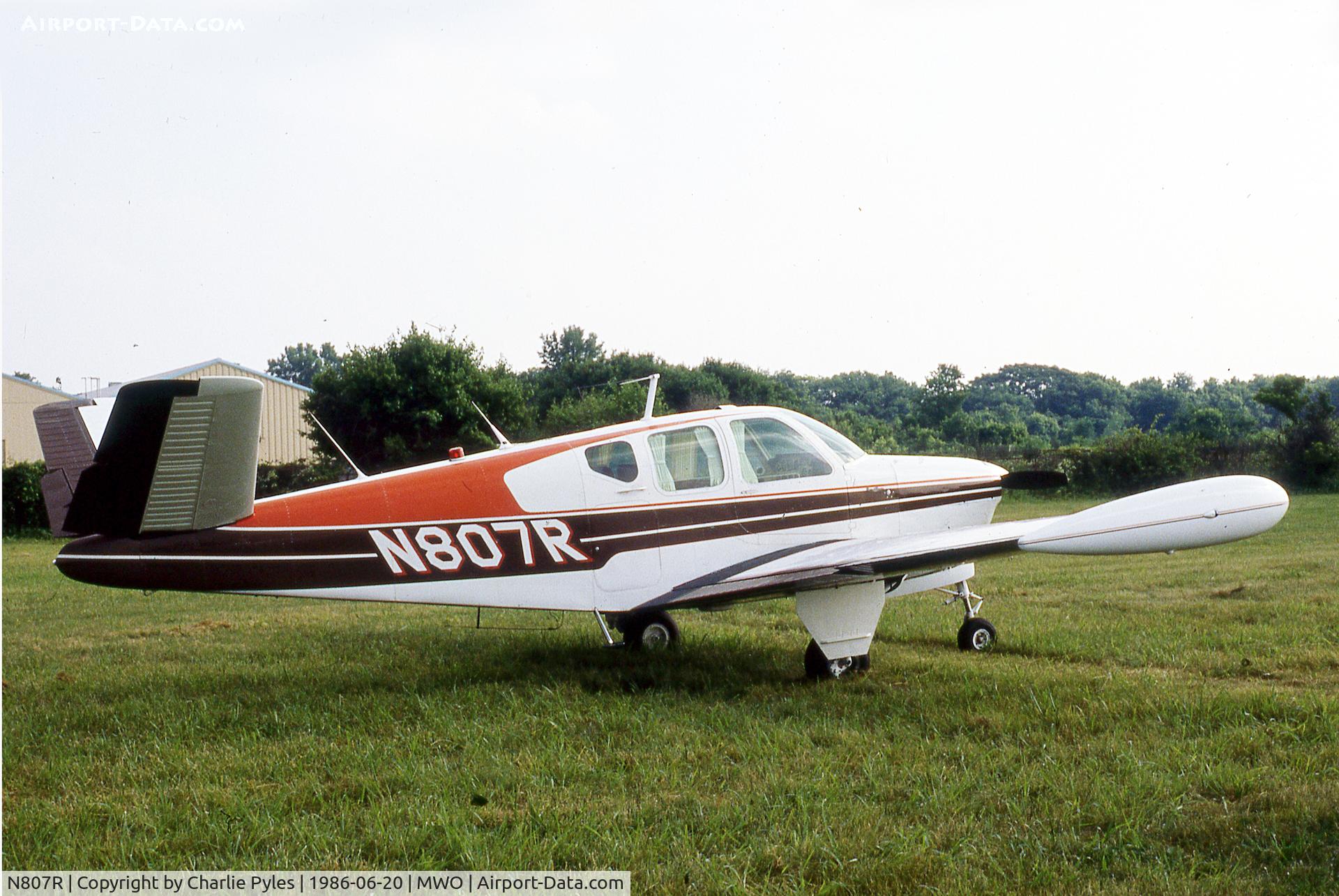 N807R, 1959 Beech K35 Bonanza C/N D-6084, .