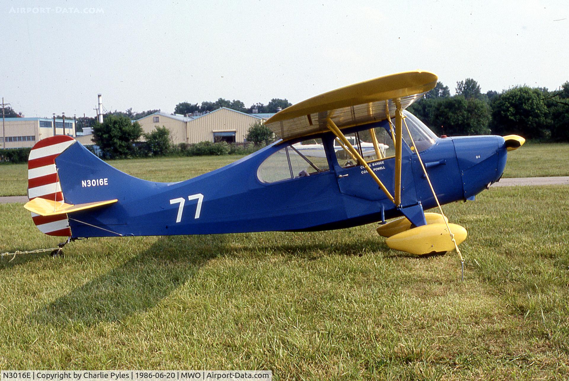 N3016E, 1946 Aeronca 7AC Champion C/N 7AC-6602, Champ