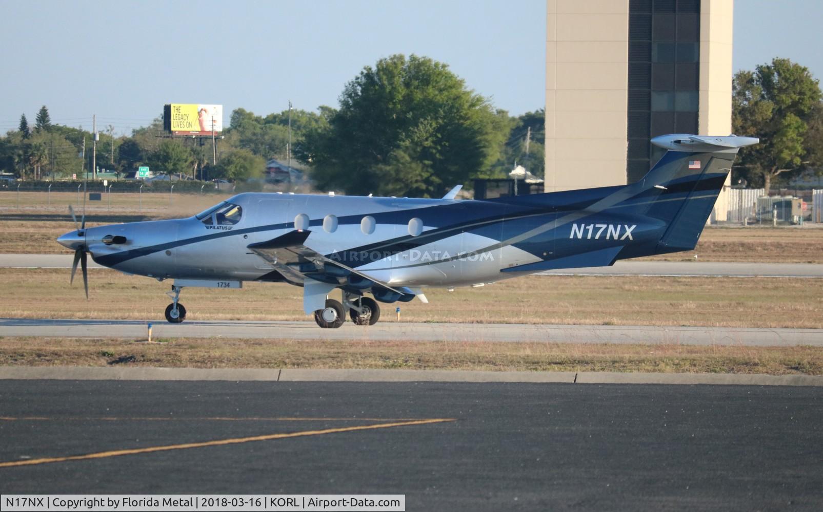 N17NX, 2017 Pilatus PC-12/47E C/N 1734, ORL 2018