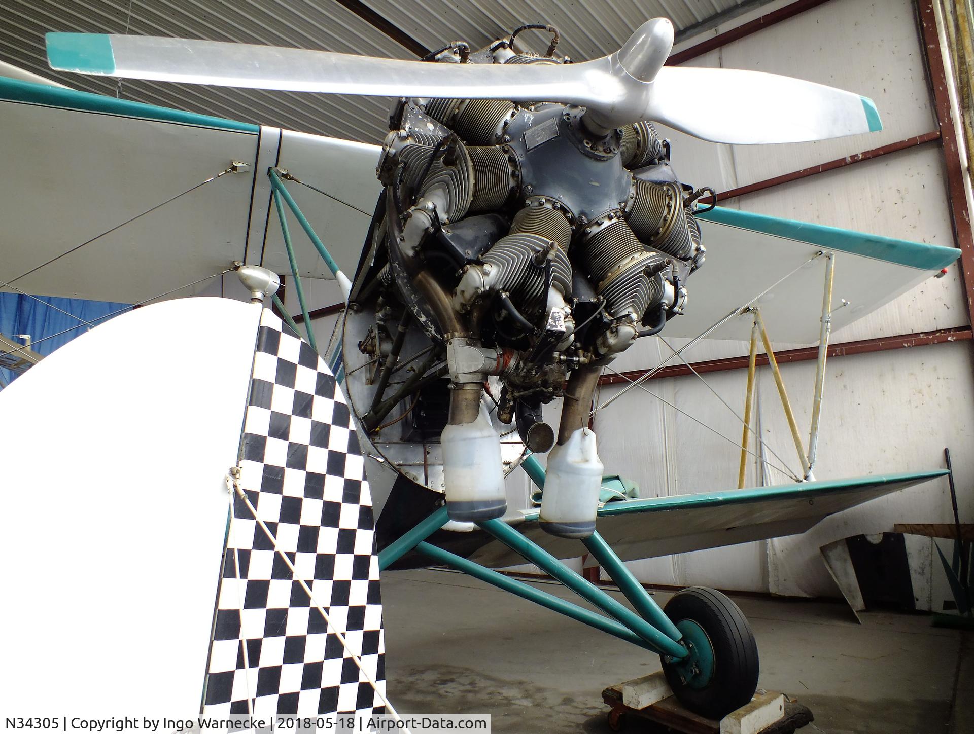 N34305, 1941 Meyers OTW-145 C/N 50, Meyers OTW-145 at the Greater St. Louis Air and Space Museum, Cahokia Il