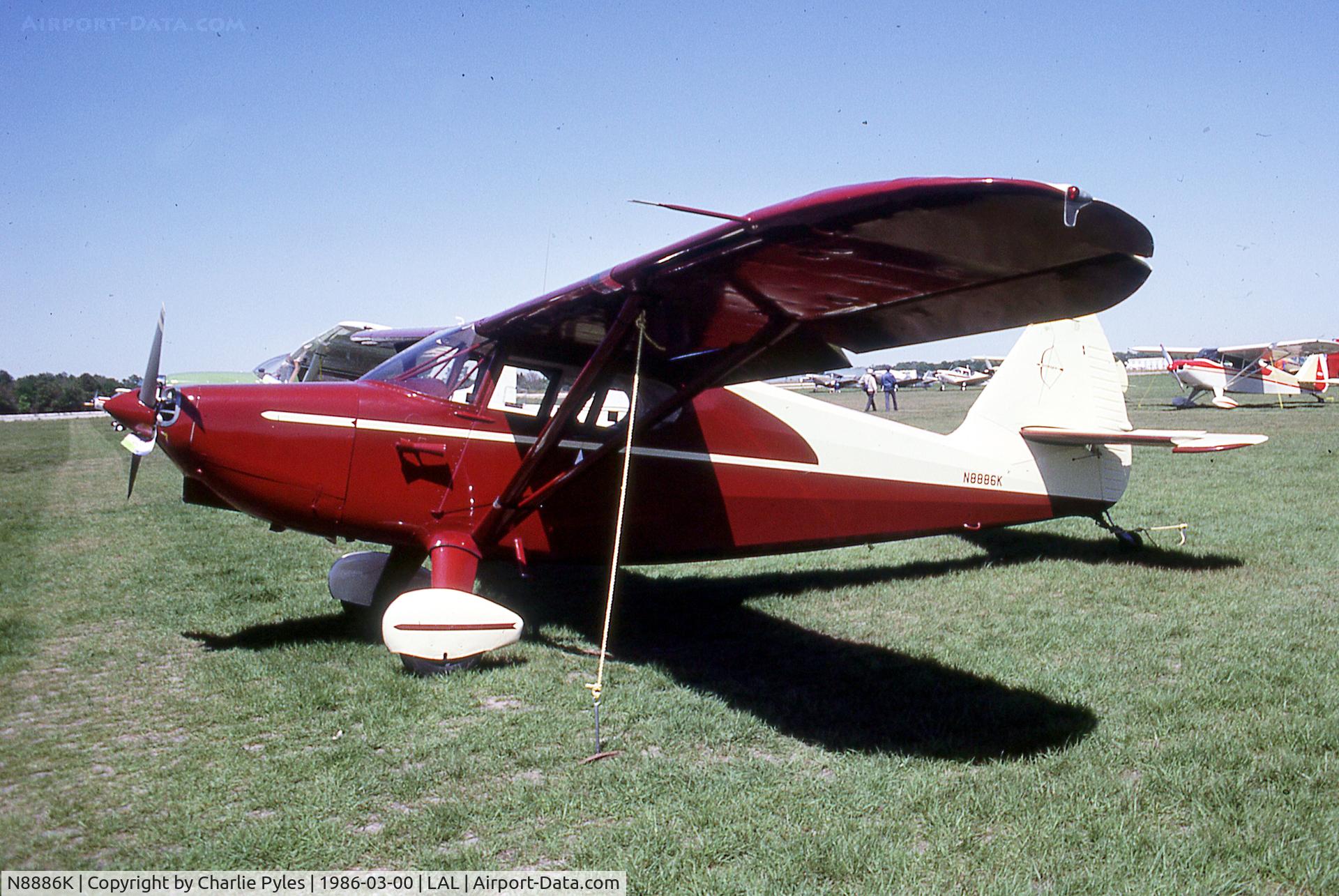 N8886K, 1947 Stinson 108-1 Voyager C/N 108-1886, Sun N Fun