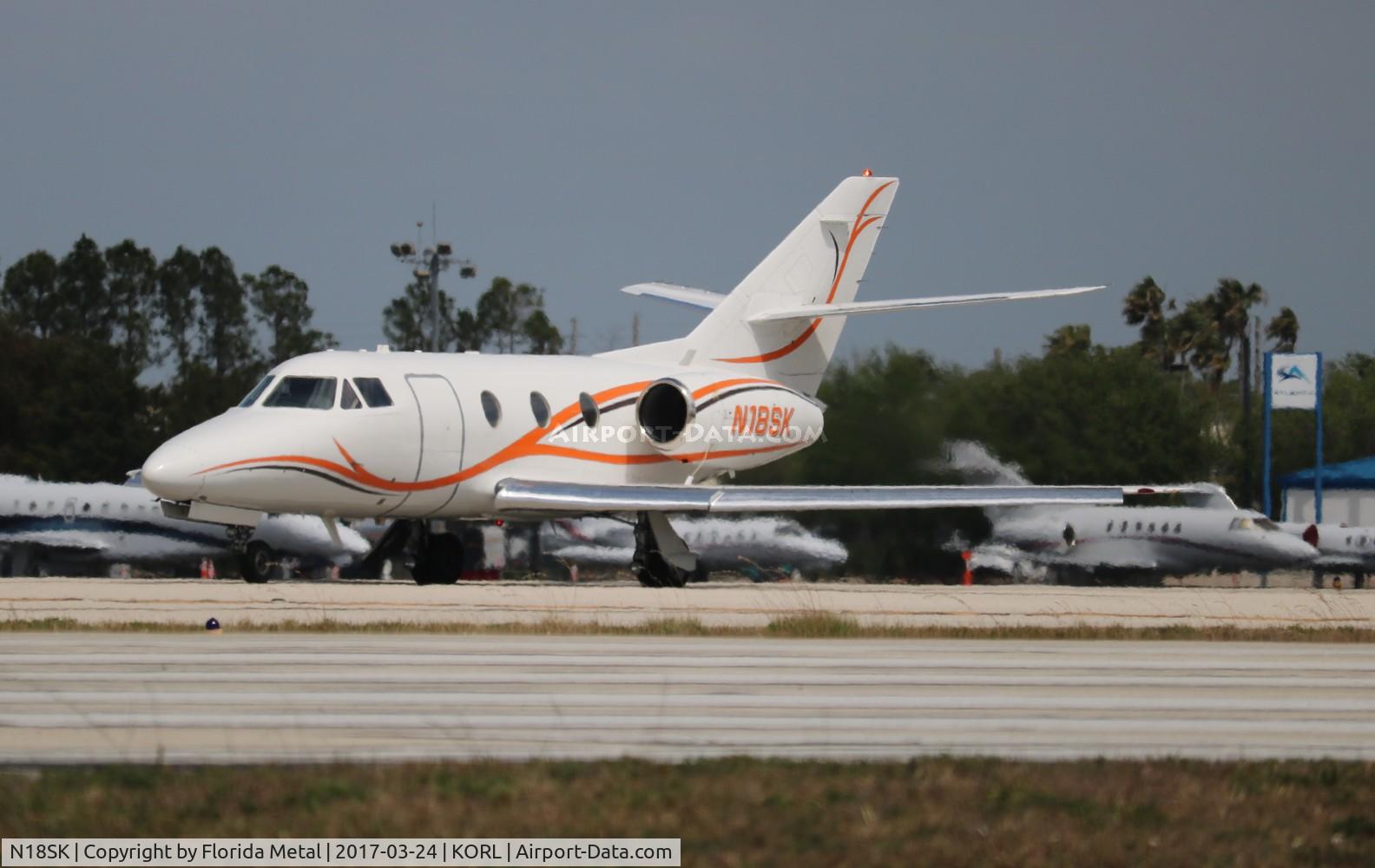 N18SK, 1974 Dassault Falcon 10 C/N 34, ORL 2017