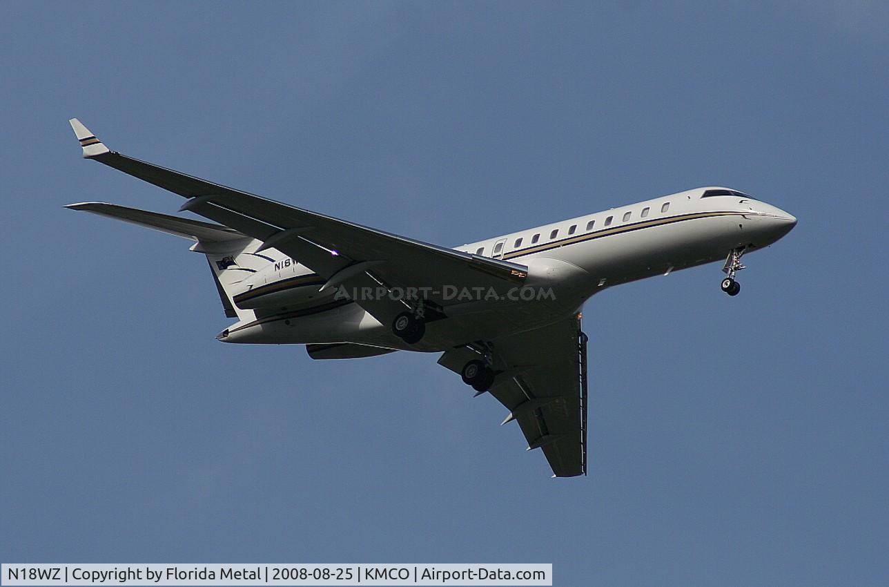N18WZ, Bombardier BD-700-1A10 Global Express C/N 9338, MCO 2008