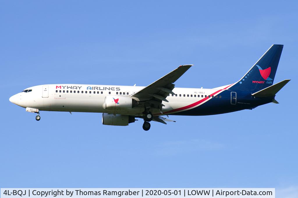 4L-BQJ, 2007 Boeing 737-8AL C/N 35075, MyWay Airlines Boeing 737-800