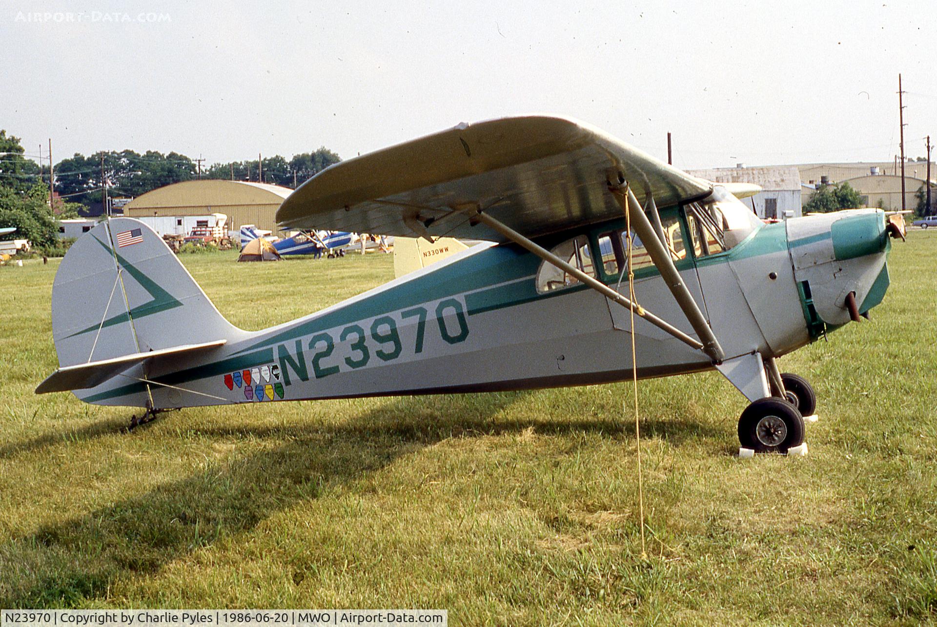 N23970, 1939 Aeronca 65-LA C/N L-6299, At the Aeronca Reunion