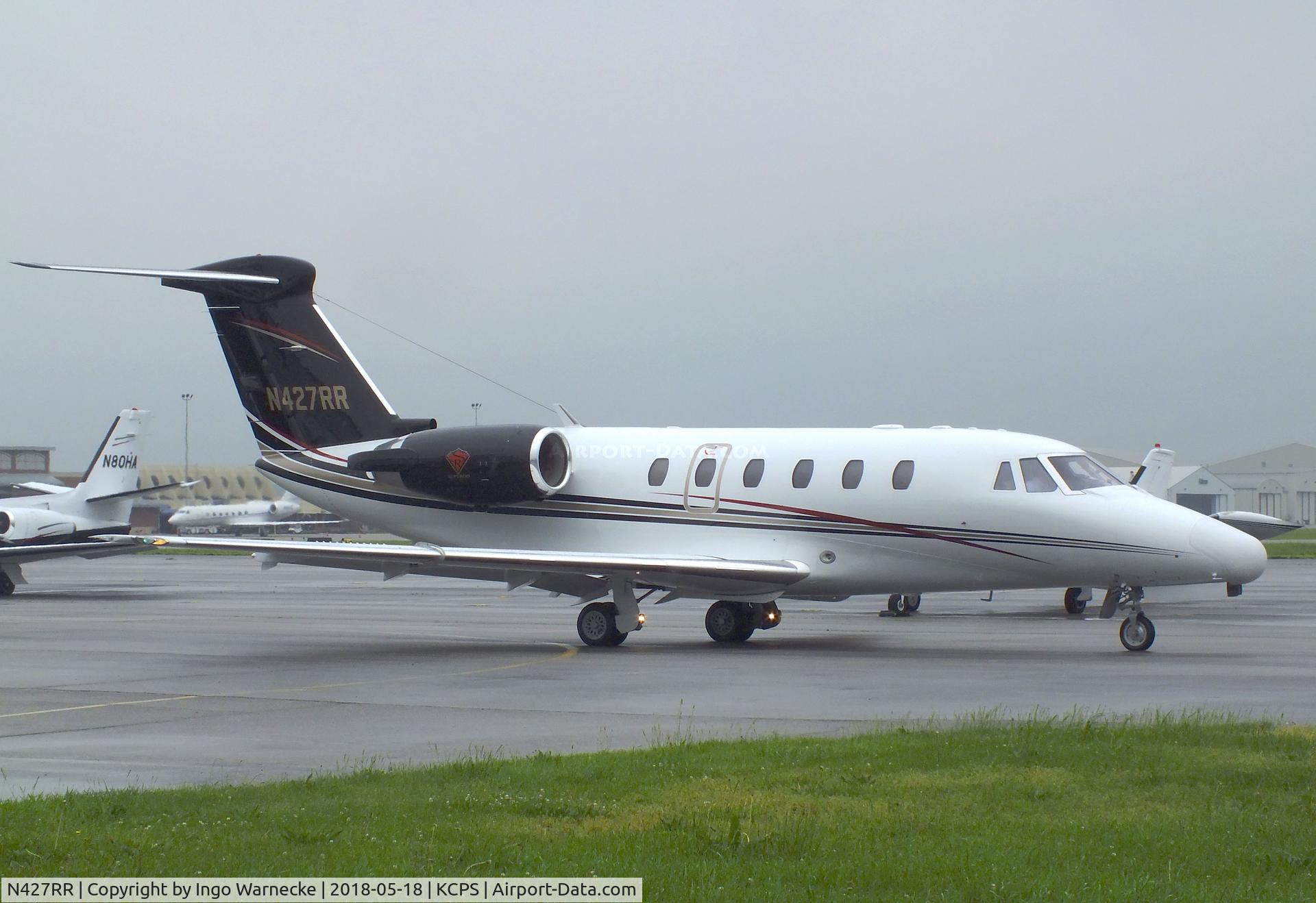 N427RR, 1990 Cessna 650 Citation III C/N 6500178, Cessna 650 Citation III at the St. Louis Downtown Airport, Cahokia IL