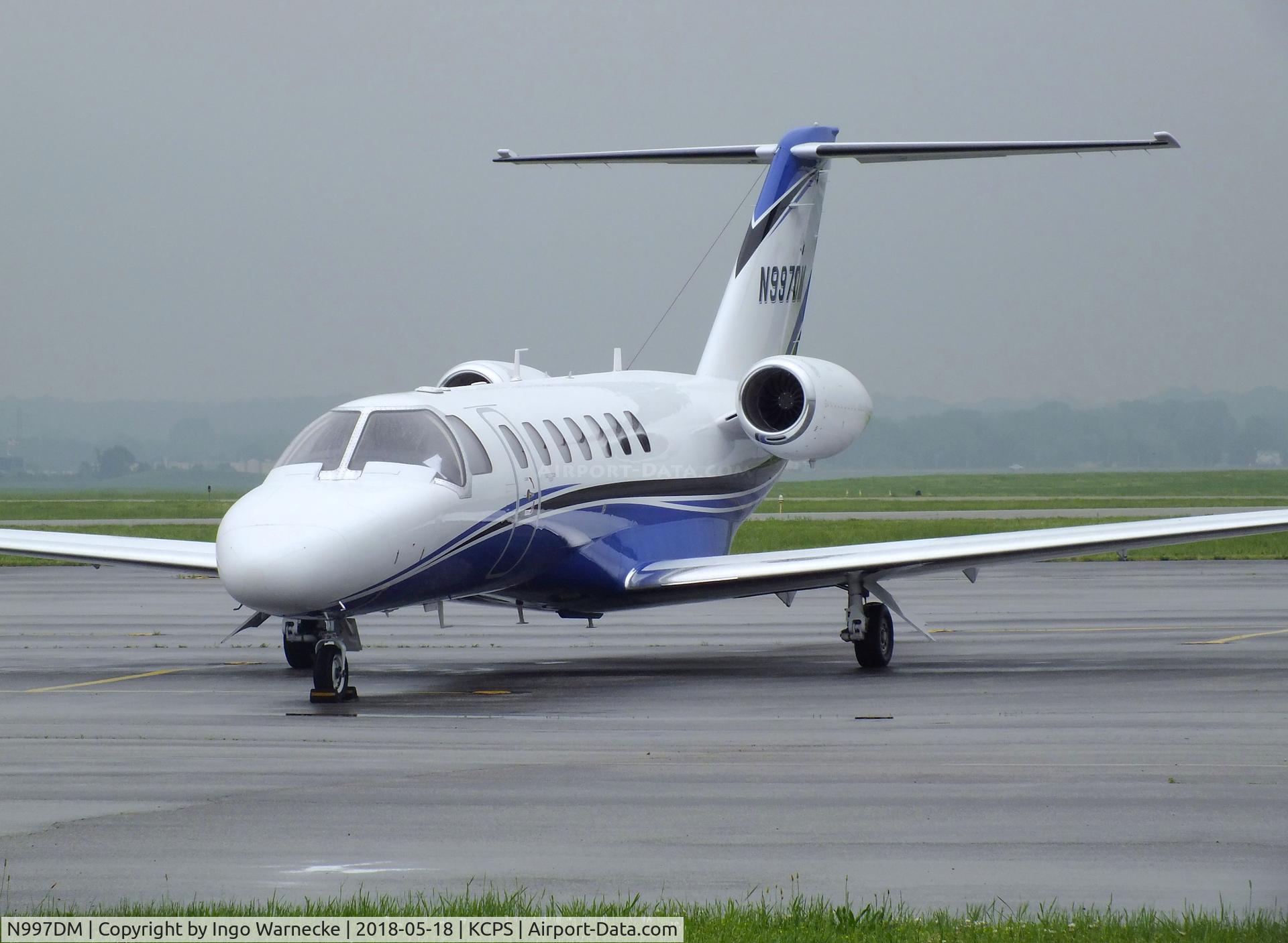 N997DM, 2016 Cessna 525B C/N 525B0499, Cessna 525B CitationJet CJ3 at the St. Louis Downtown Airport, Cahokia IL