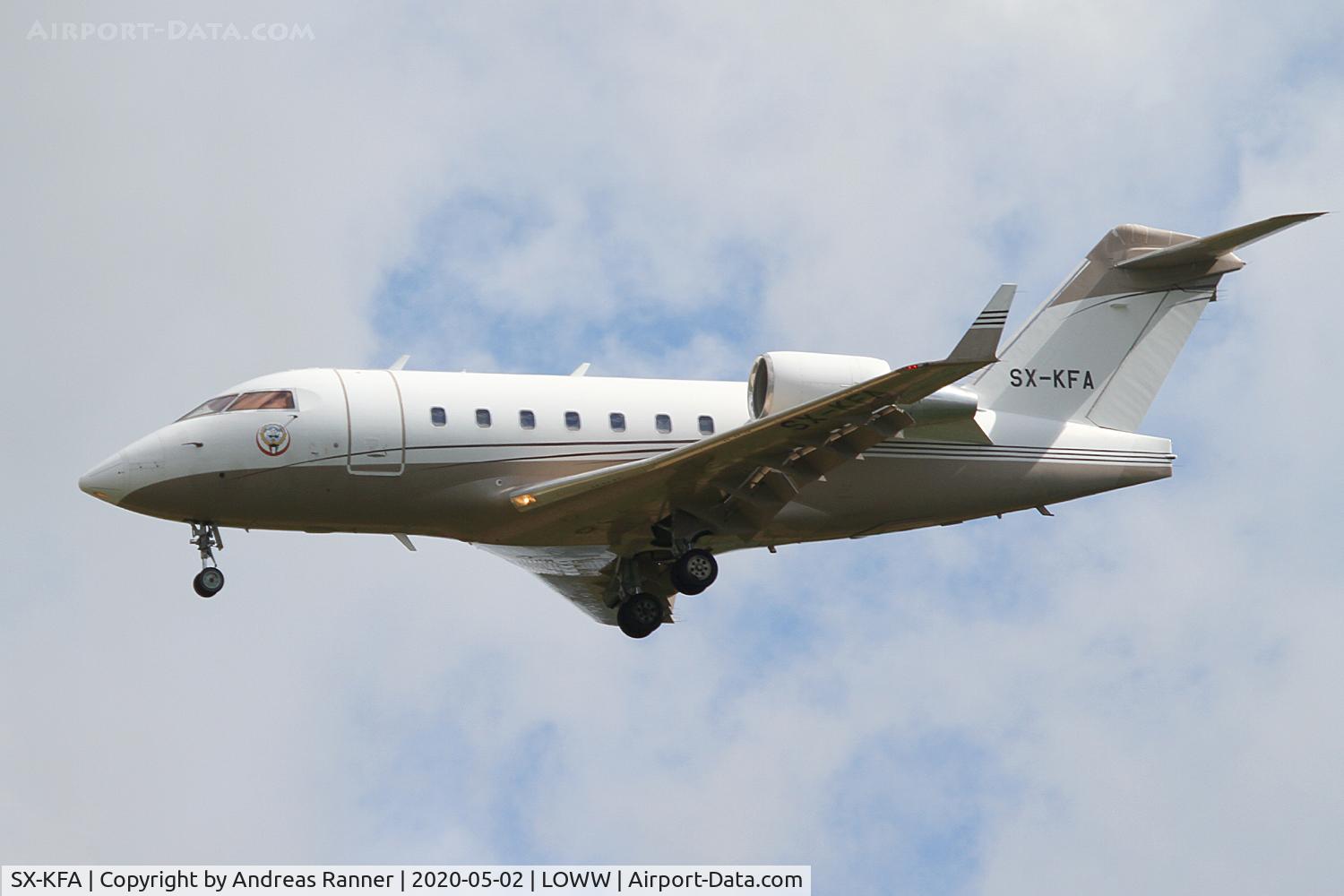 SX-KFA, 1997 Canadair Challenger 604 (CL-600-2B16) C/N 5359, Gainjet Challenger 604