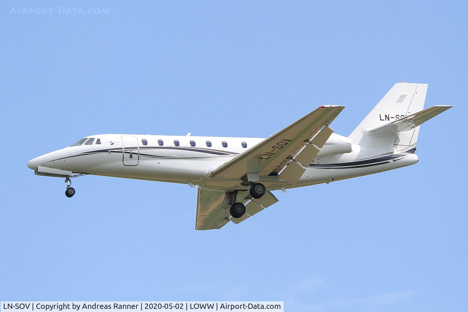LN-SOV, 2007 Cessna 680 Citation Sovereign C/N 680-0183, Sundt Air Cessna 680