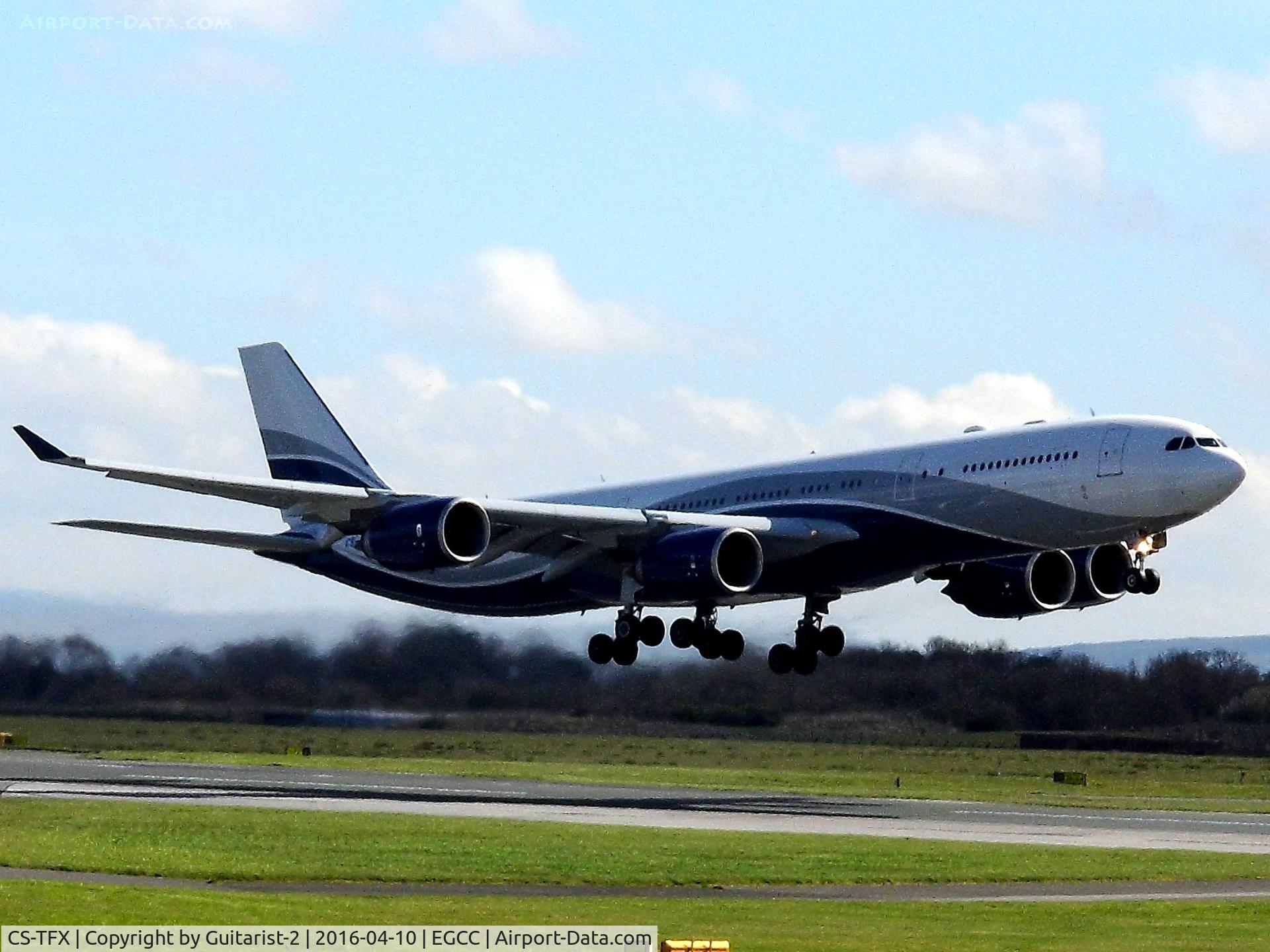 CS-TFX, 2008 Airbus A340-541 C/N 912, At Manchester