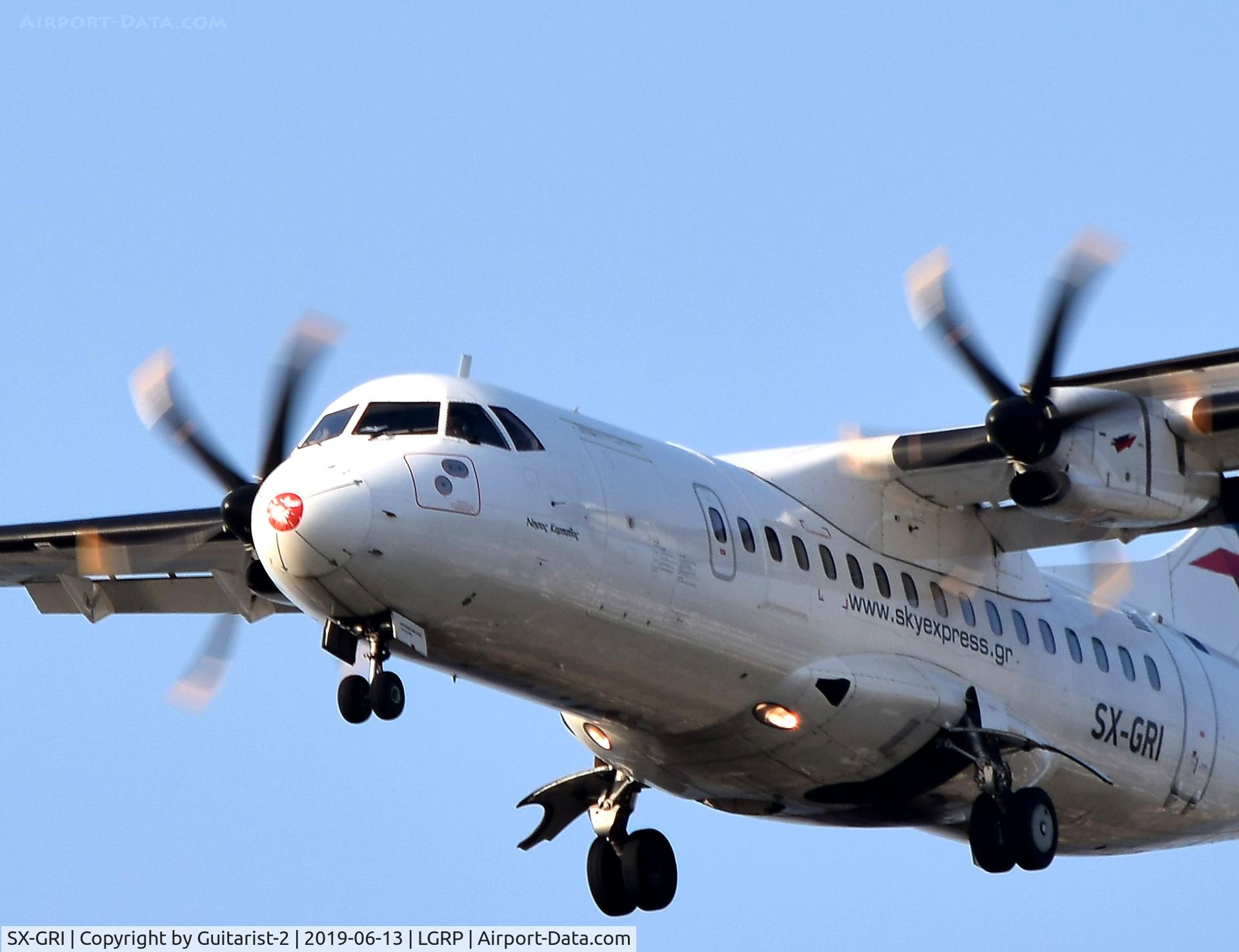 SX-GRI, 1997 ATR 42-500 C/N 534, At Rhodes