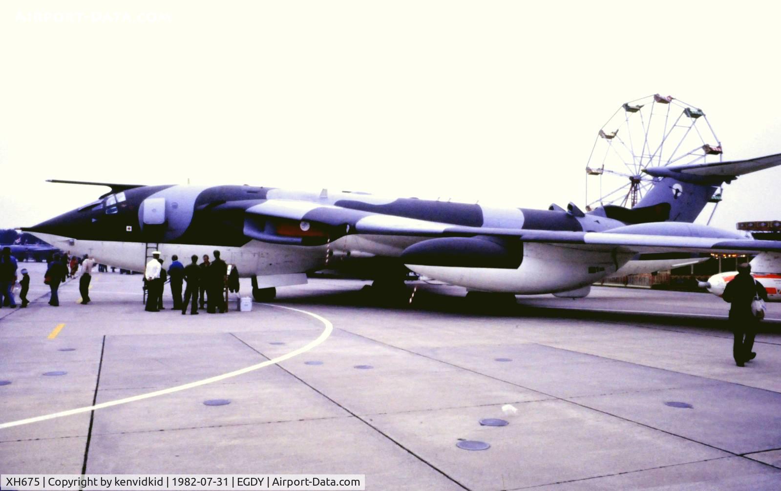 XH675, 1961 Handley Page Victor K.2 C/N HP80/60, On static display at the 1982 Yeovilton air show.