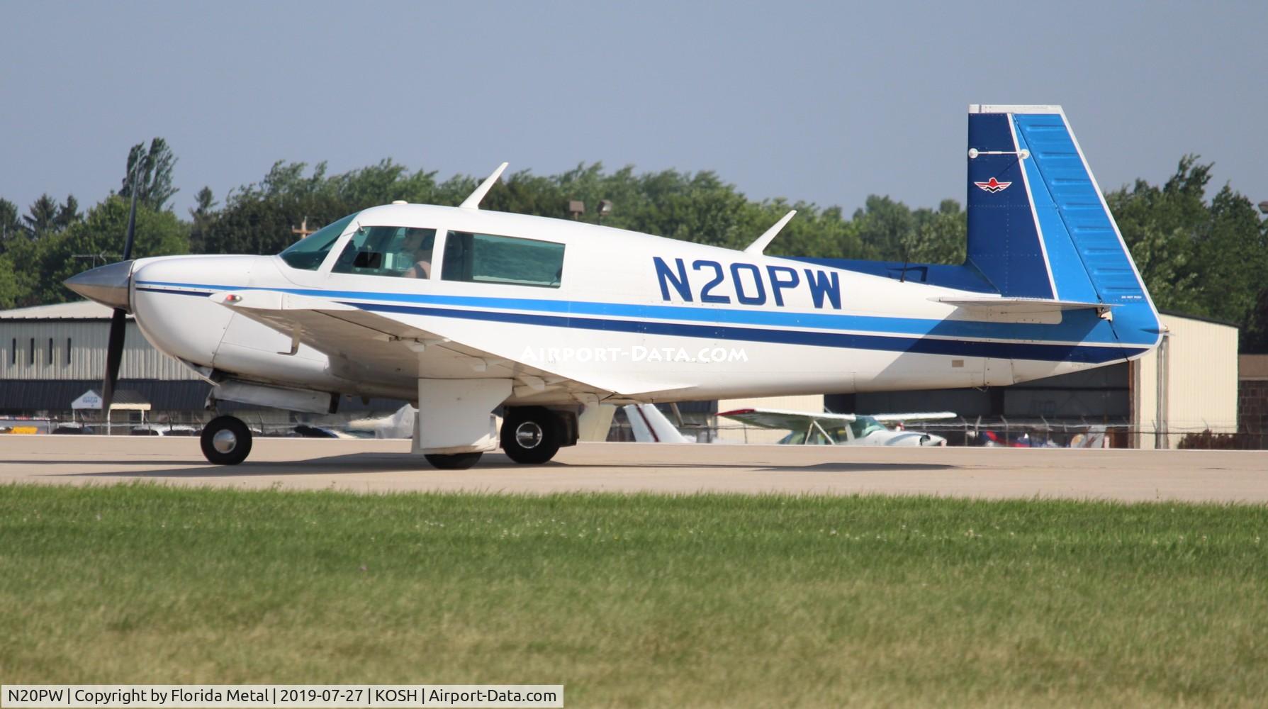 N20PW, 1979 Mooney M20J 201 C/N 24-0900, Air Venture 2019