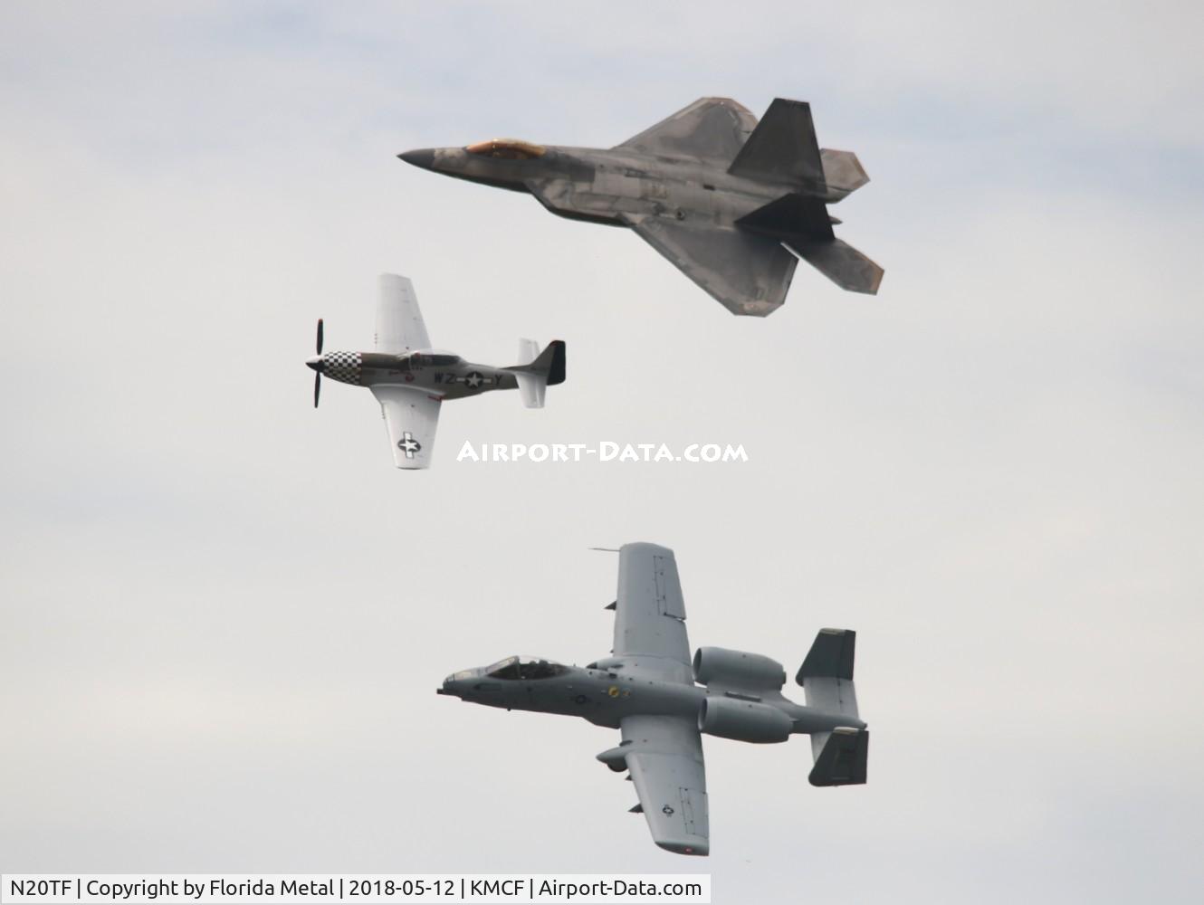 N20TF, 1967 North American (Cavalier) TF-51D Mustang C/N AF67-14866, MacDill 2018