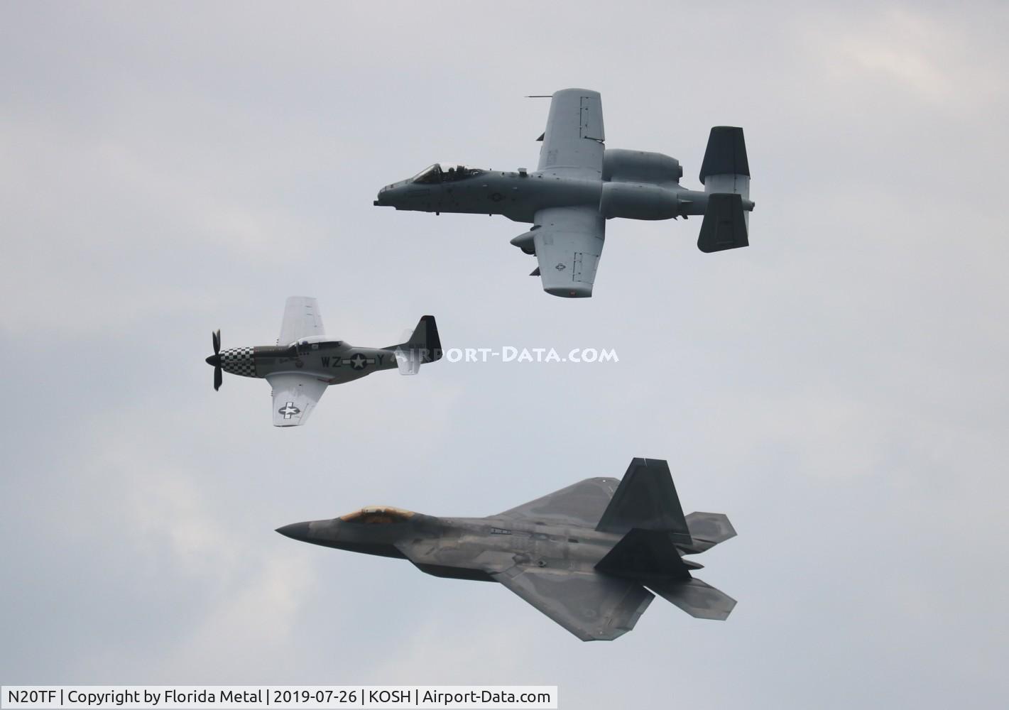 N20TF, 1967 North American (Cavalier) TF-51D Mustang C/N AF67-14866, Air Venture 2019