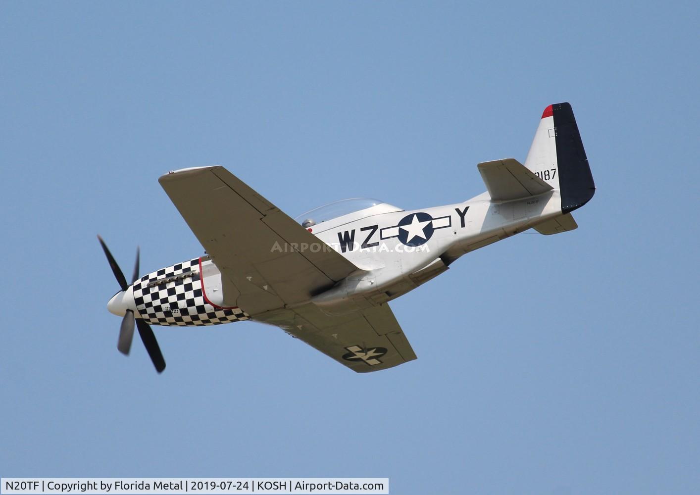 N20TF, 1967 North American (Cavalier) TF-51D Mustang C/N AF67-14866, Air Venture 2019