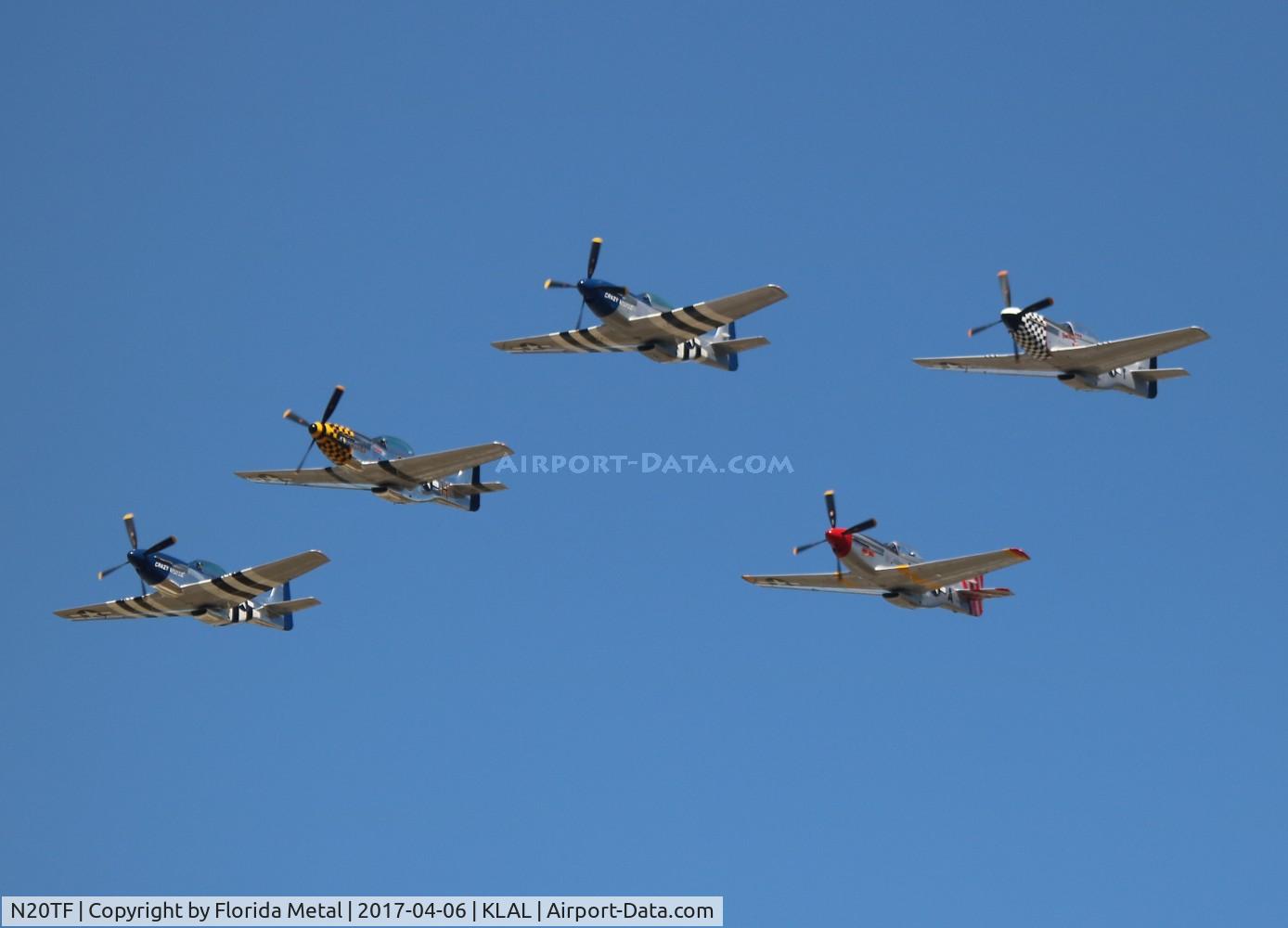 N20TF, 1967 North American (Cavalier) TF-51D Mustang C/N AF67-14866, Sun N Fun 2017
