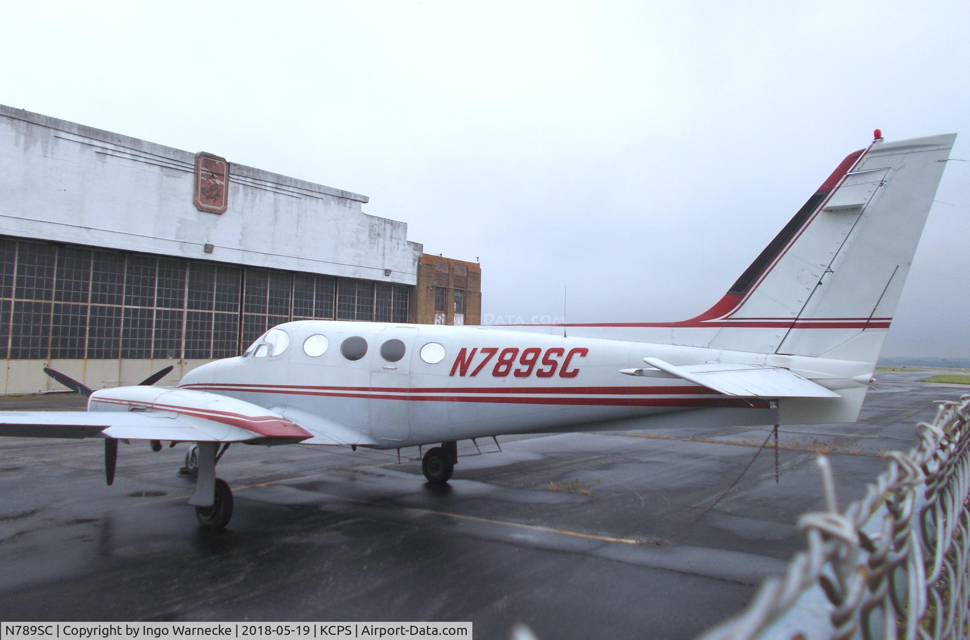 N789SC, Cessna 340 C/N 340-0175, Cessna 340 at the St. Louis Downtown Airport, Cahokia IL