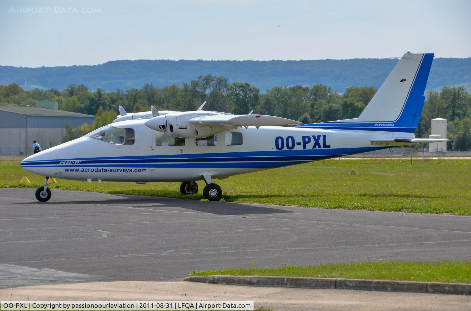 OO-PXL, 1981 Partenavia P-68C-TC Victor C/N 245-08-TC, On the apron