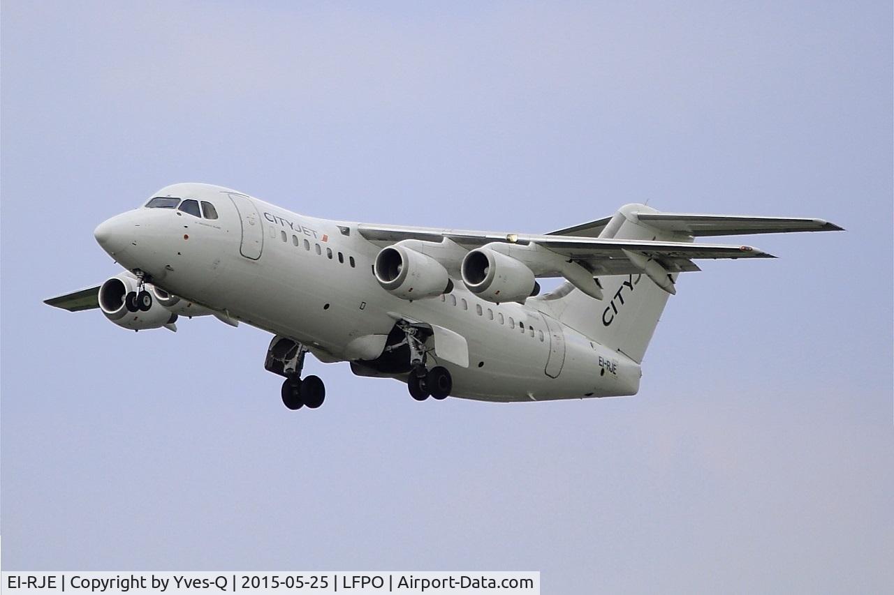 EI-RJE, 1998 BAE Systems Avro 146-RJ85 C/N E.2335, BAE Systems Avro 146-RJ85, Take off rwy 24, Paris-Orly Airport (LFPO-ORY)