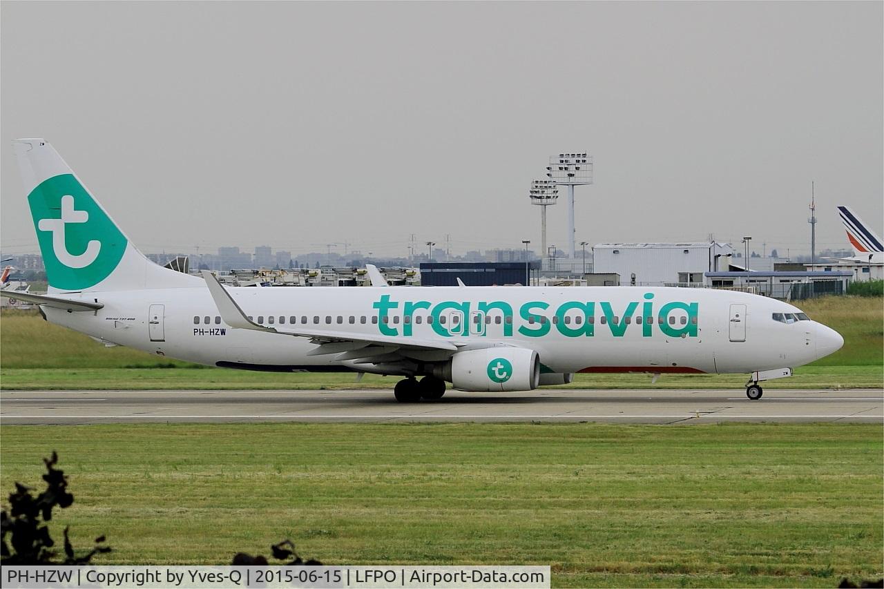 PH-HZW, 2002 Boeing 737-8K2 C/N 29345, Boeing 737-8K2, Take off run rwy 08, Paris-Orly airport (LFPO-ORY)