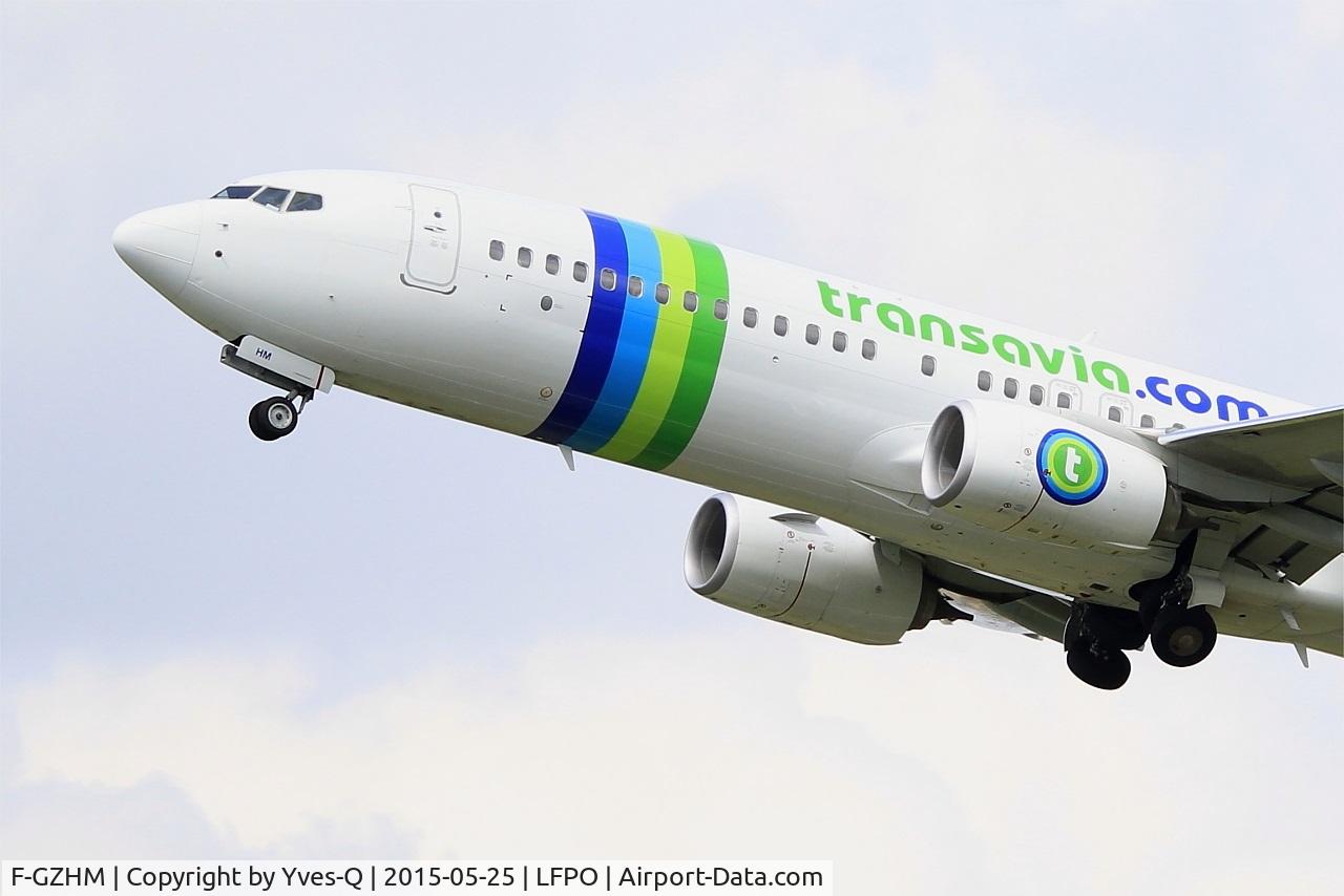 F-GZHM, 2014 Boeing 737-8K2 C/N 37792, Boeing 737-8K2, Take off rwy 24, Paris-Orly Airport (LFPO-ORY)