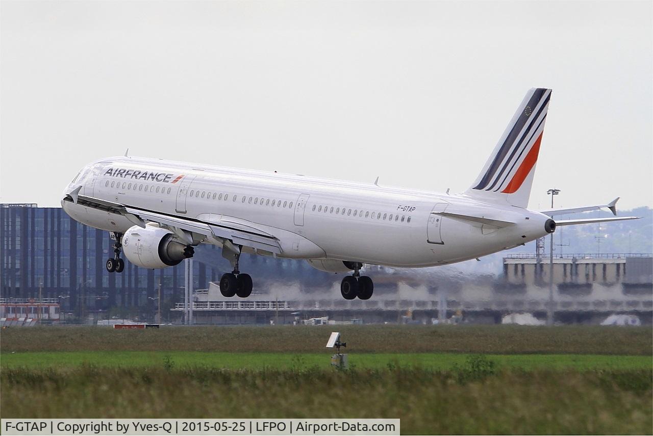 F-GTAP, 2008 Airbus A321-211 C/N 3372, Airbus A321-211, Landing rwy 26, Paris-Orly Airport (LFPO-ORY)