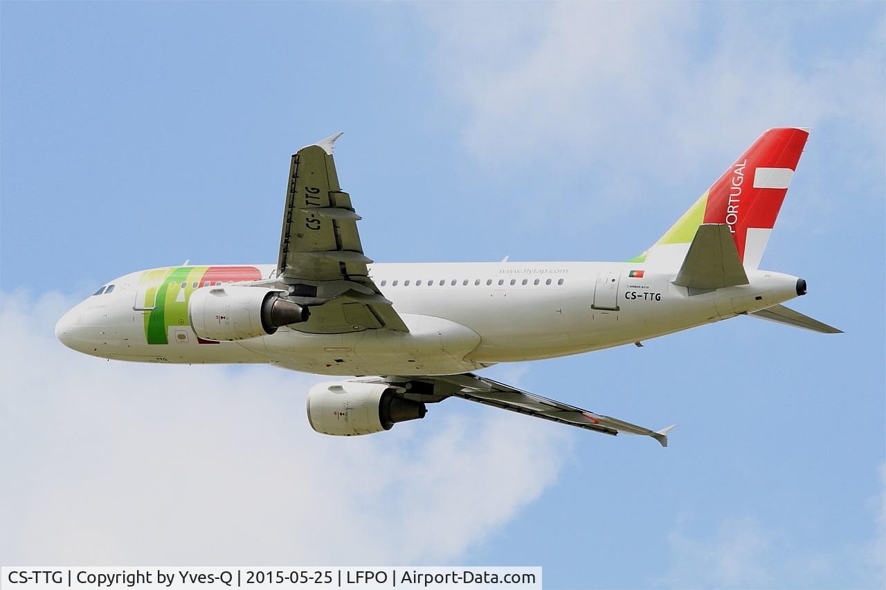 CS-TTG, 1998 Airbus A319-111 C/N 906, Airbus A319-111, Climbing from rwy 24, Paris-Orly airport (LFPO-ORY)