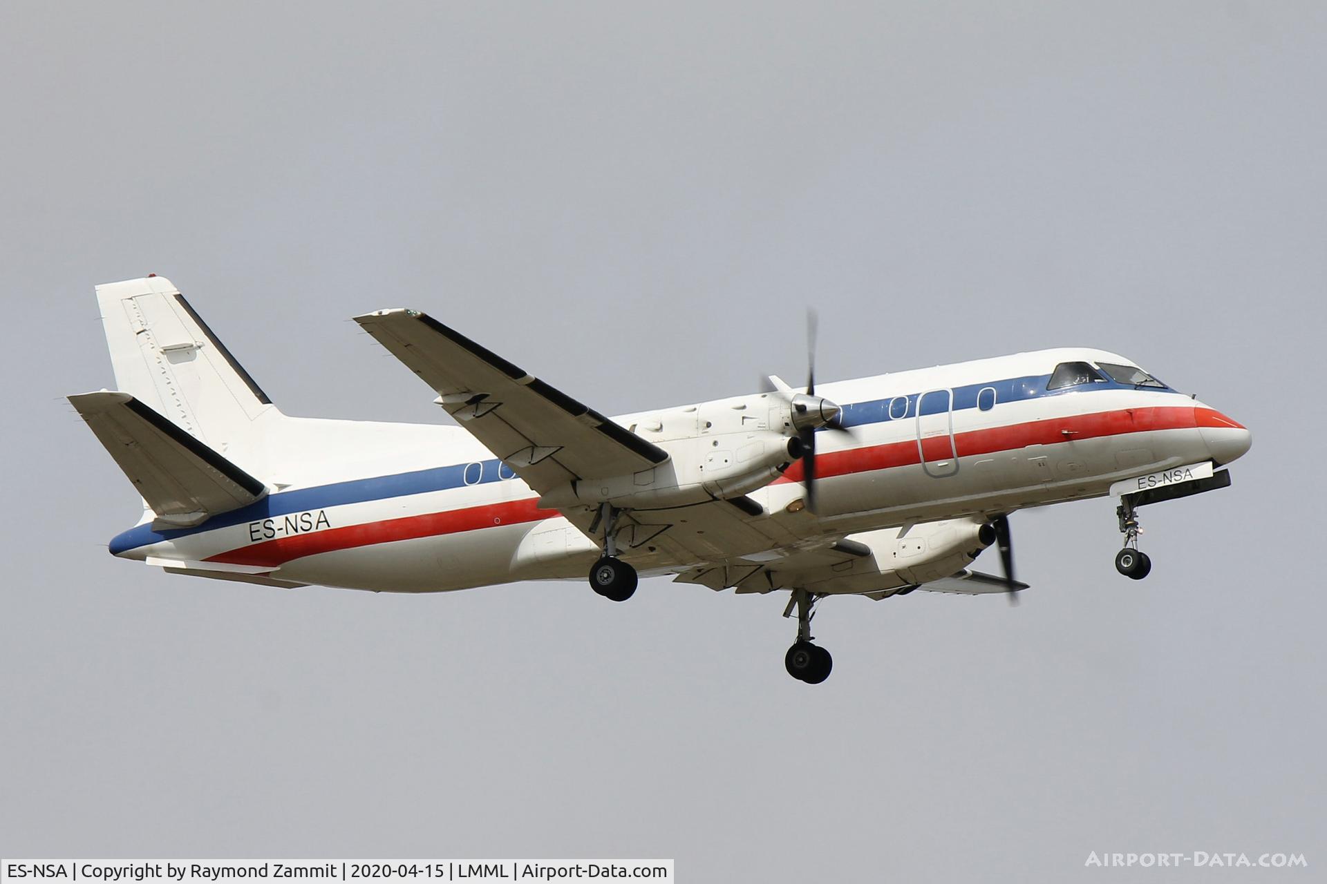 ES-NSA, 1990 Saab 340B C/N 340B-219, Saab 340B ES-NSA Nyxair