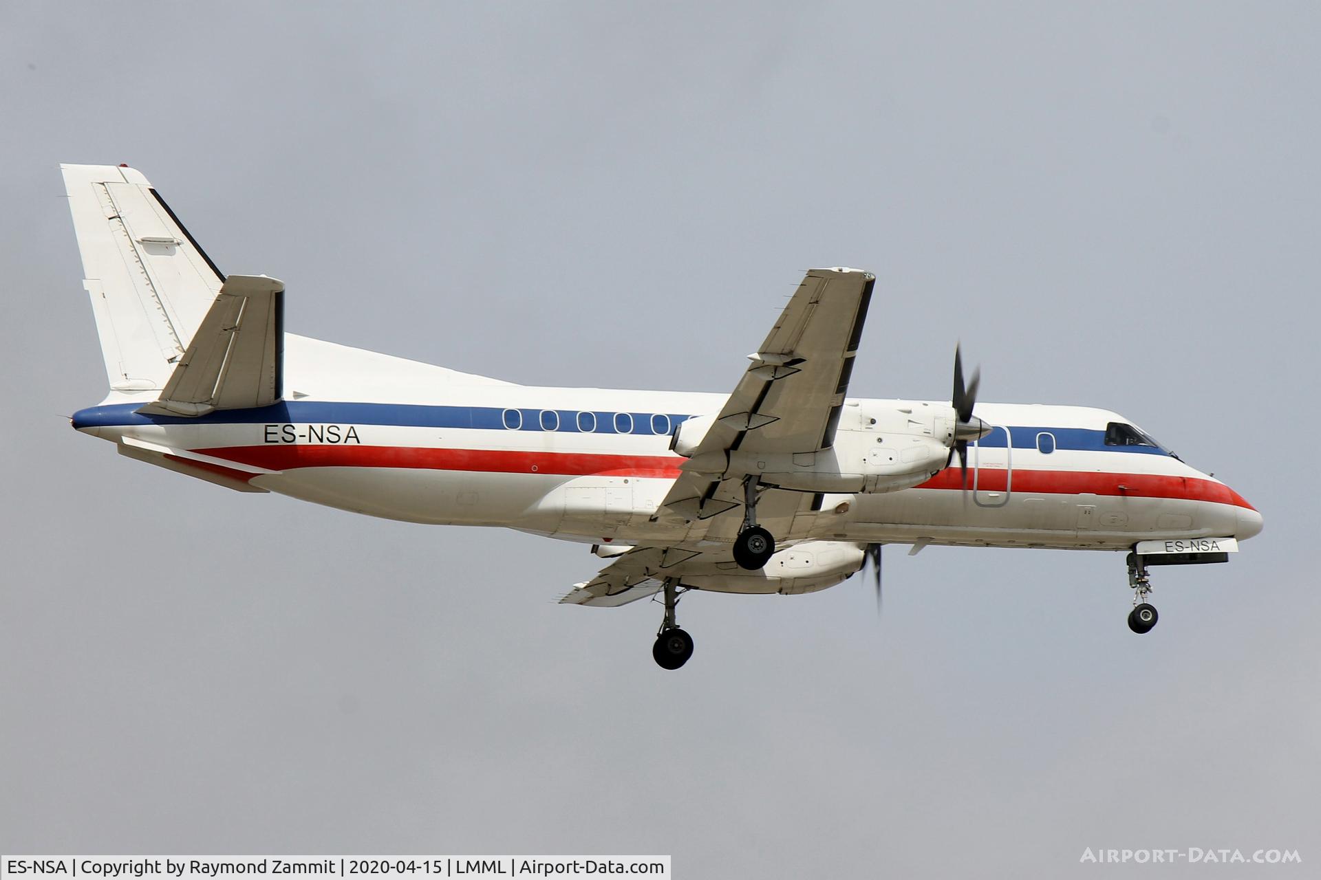 ES-NSA, 1990 Saab 340B C/N 340B-219, Saab 340B ES-NSA Nyxair