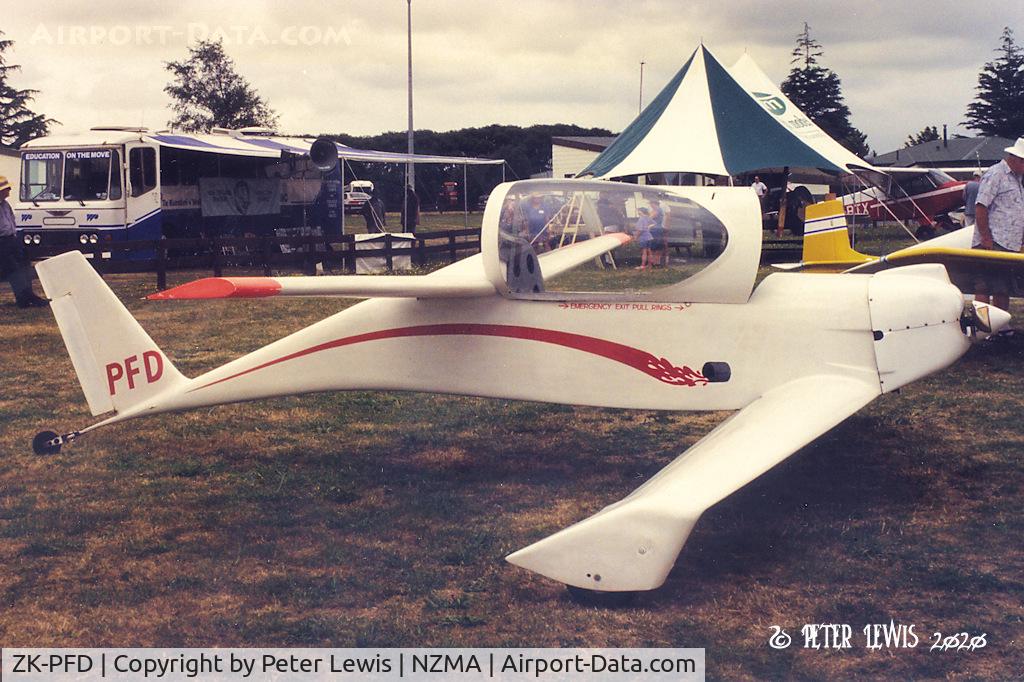 ZK-PFD, QAC Quickie Q2 C/N AACA/15/4, M I P Kennedy & M W Smith, Oamaru - 1998