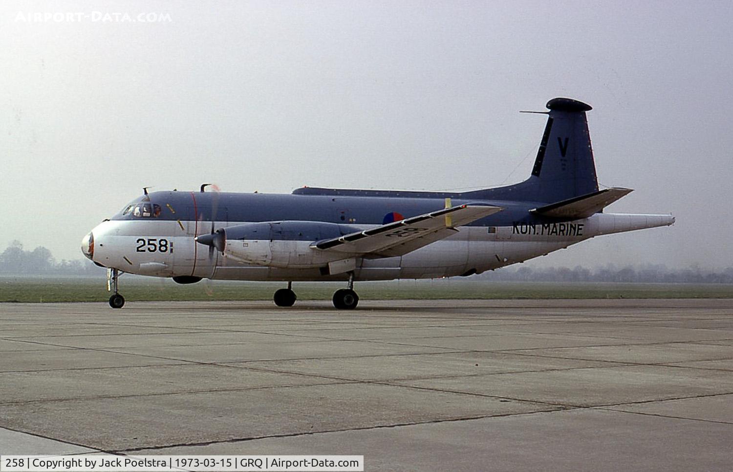 258, Breguet SP-13A Atlantic C/N 65, 258 V of 321 Sqdn