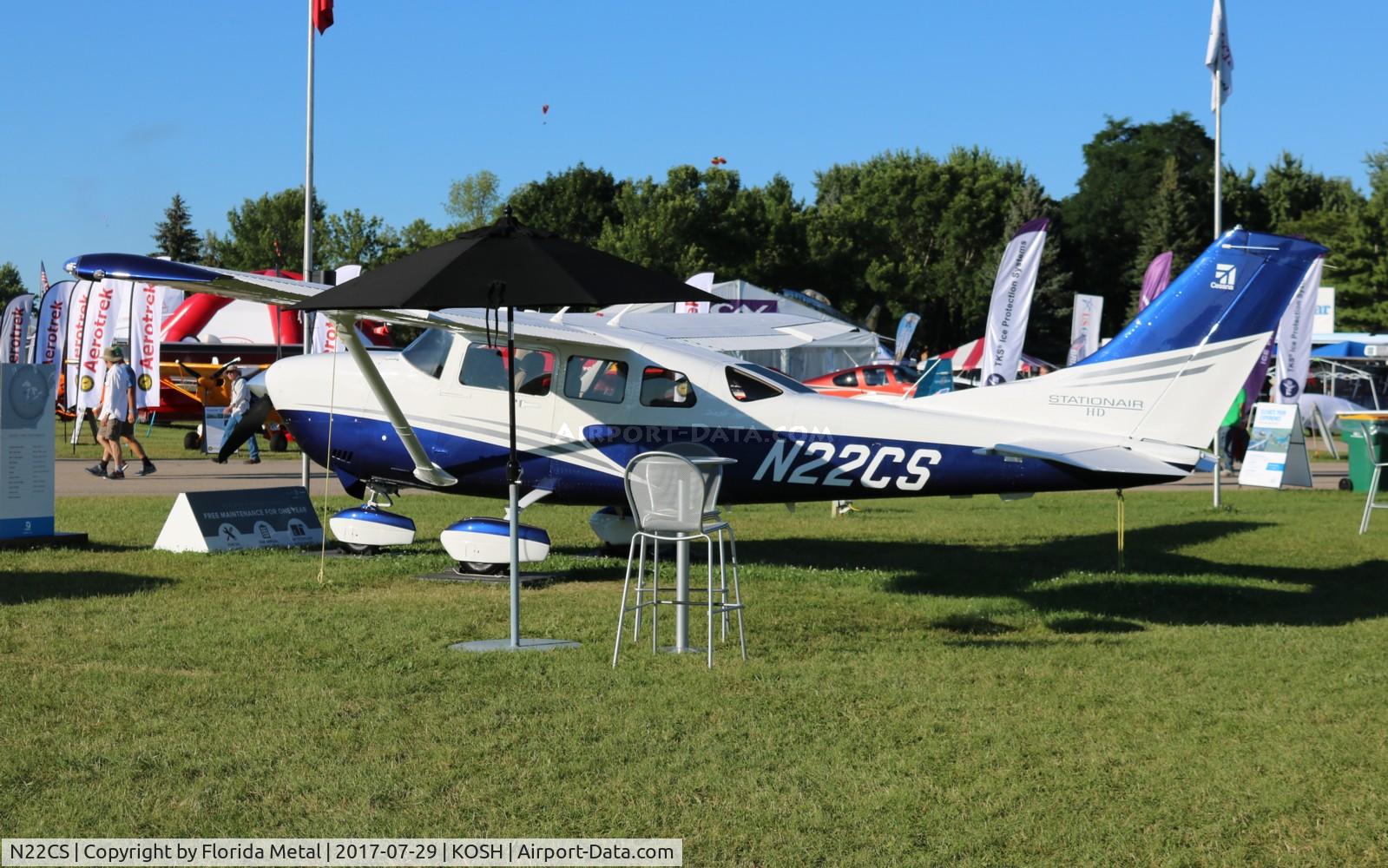 N22CS, 2017 Cessna T206H Turbo Stationair Turbo Stationair C/N T20609504, Air Venture 2017