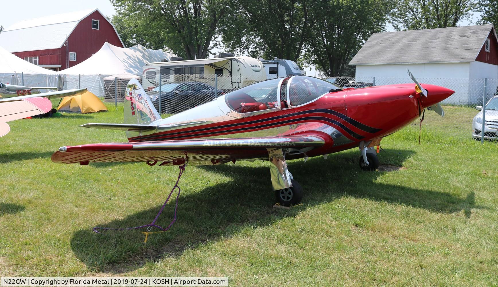 N22GW, 1949 Temco GC-1B Swift C/N 3726, Air Venture 2019