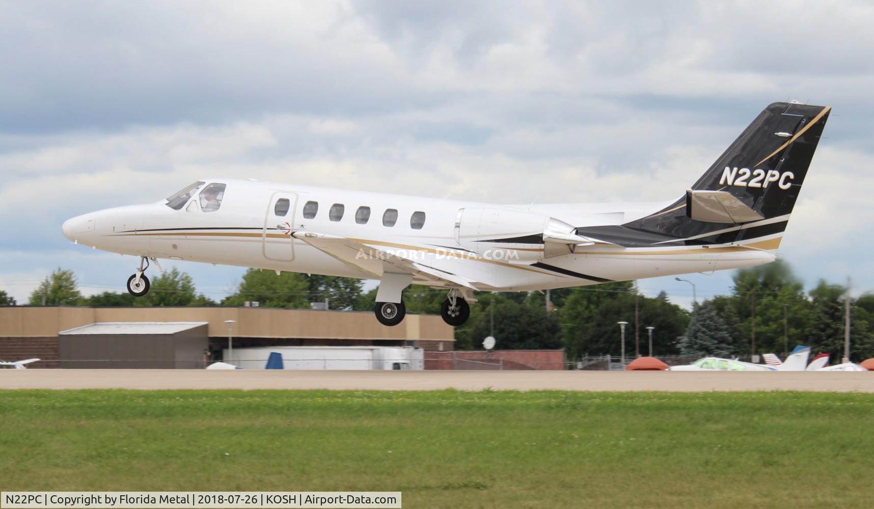 N22PC, 1988 Cessna 550 Citation II C/N 550-0583, Air Venture 2018