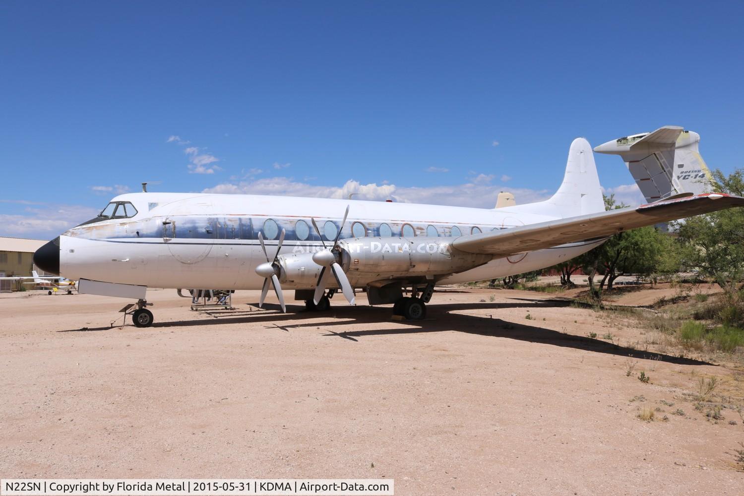 N22SN, 1954 Vickers Viscount 724 C/N 40, PIMA 2015