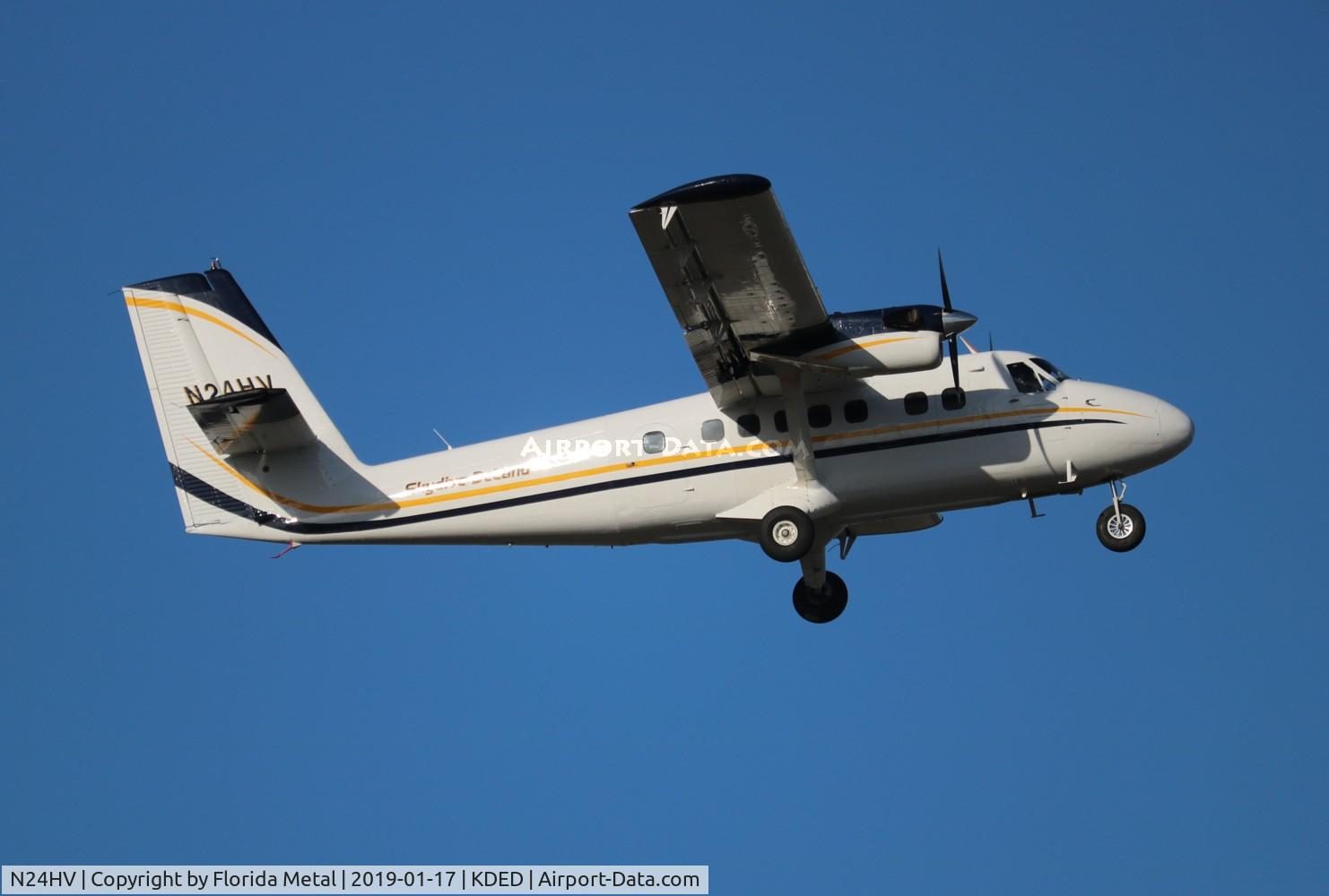 N24HV, 1968 De Havilland Canada DHC-6-100 Twin Otter C/N 109, Skydive Deland