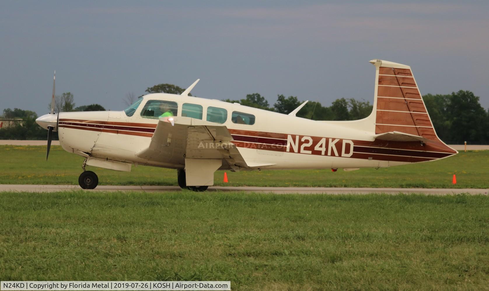 N24KD, 1970 Mooney M20F Executive C/N 700047, Air Venture 2019