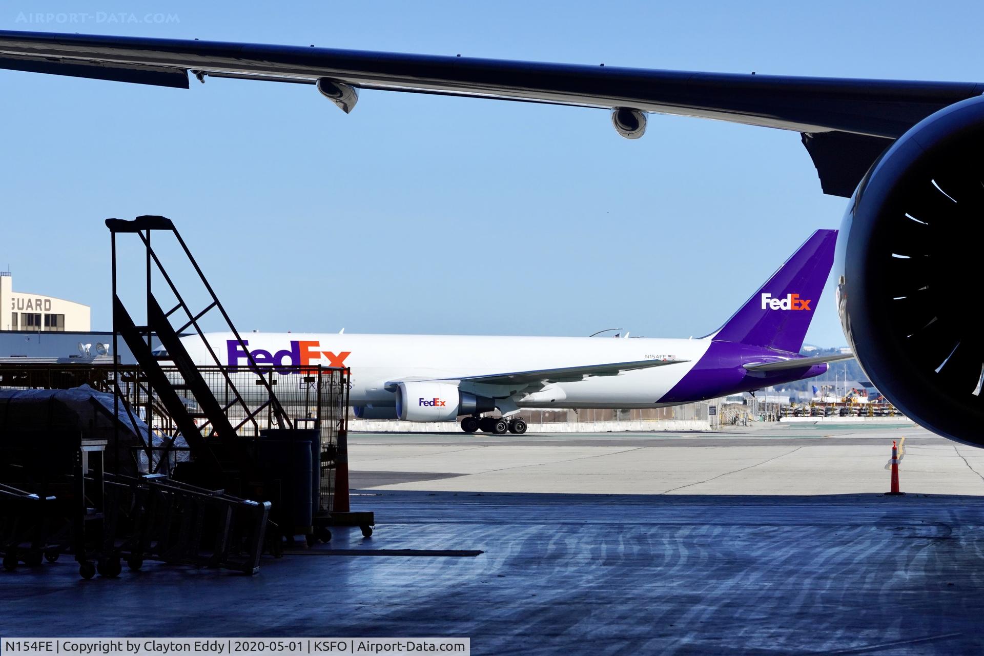 N154FE, 2018 Boeing 767-3S2F/ER C/N 42730, SFO 2020.