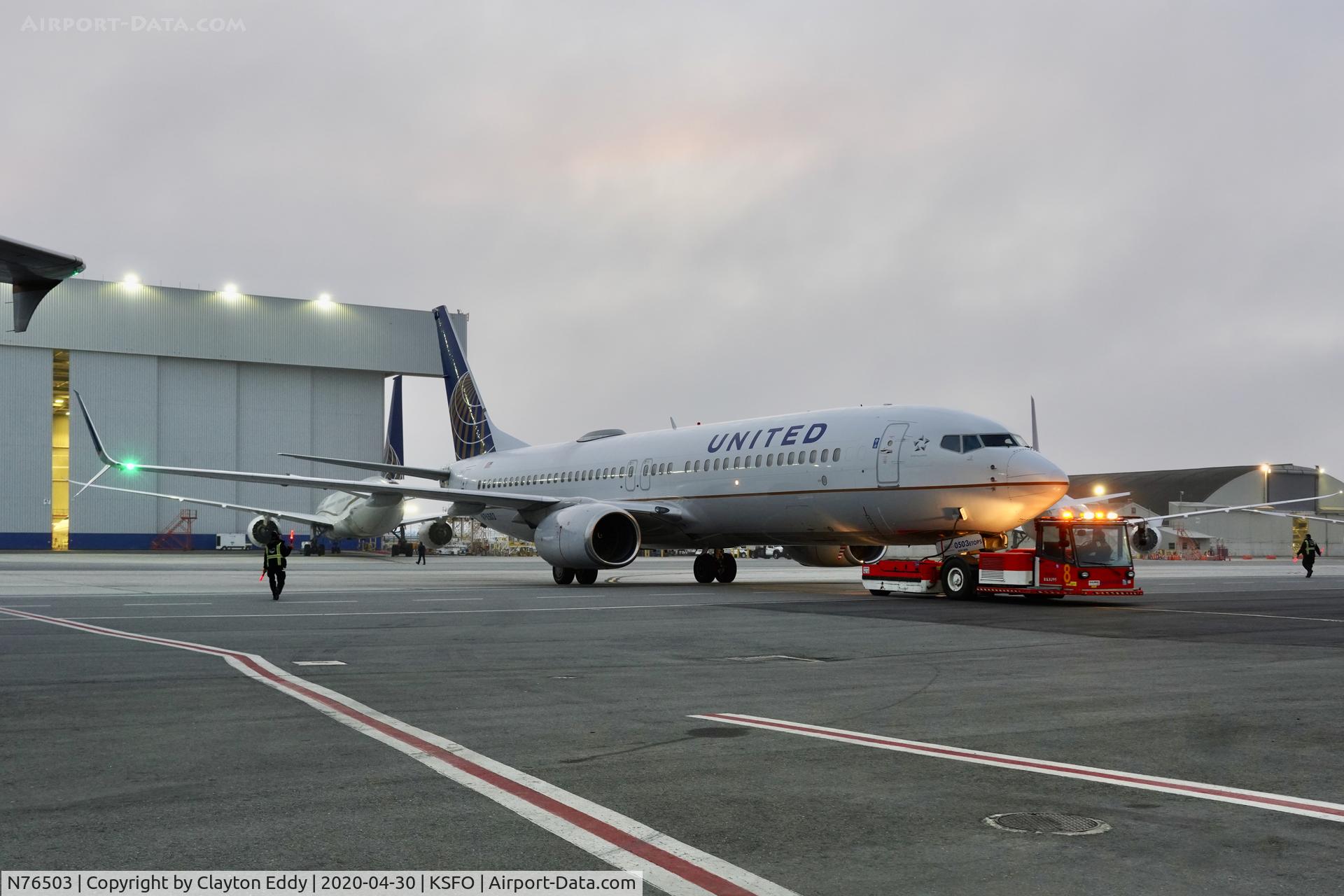 N76503, 2006 Boeing 737-824 C/N 33461, SFO 2020.