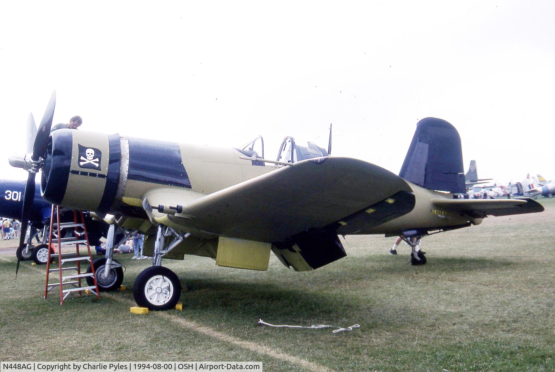 N448AG, 1945 Goodyear FG-1D Corsair C/N 3660, Ready for some more paint