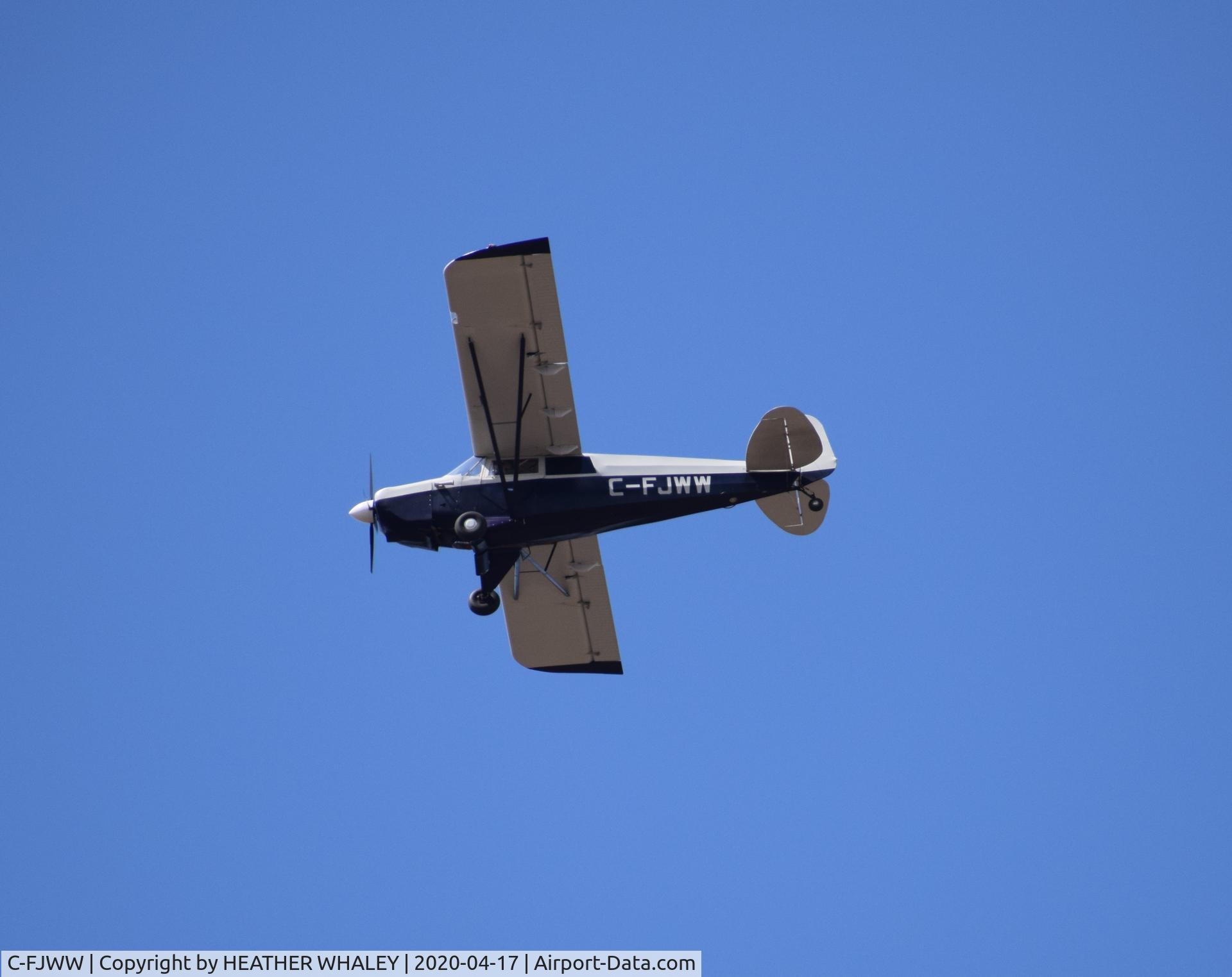 C-FJWW, 2003 Wag-Aero Sportsman 2+2 C/N 932, In flight over Frankville, Ontario