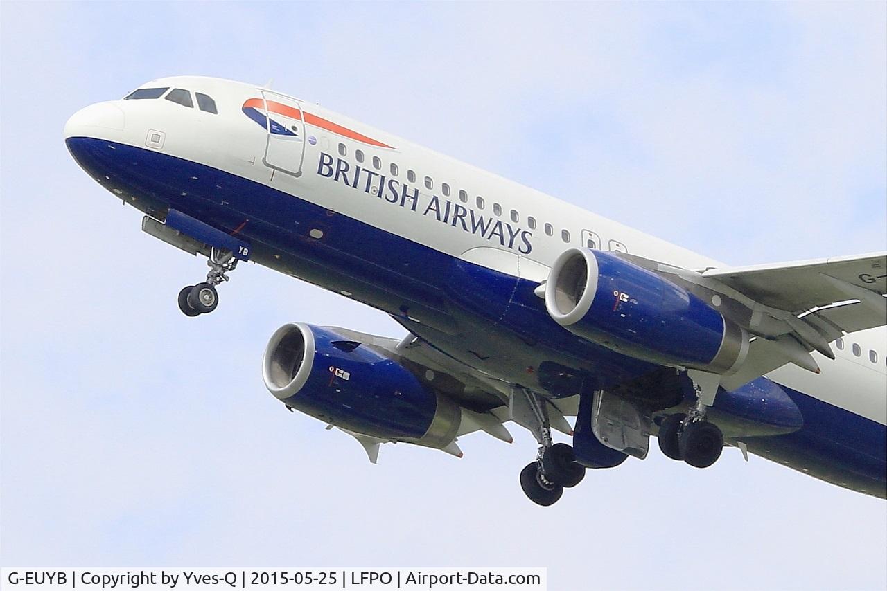 G-EUYB, 2008 Airbus A320-232 C/N 3703, Airbus A320-232, Take off rwy 24, Paris-Orly Airport (LFPO-ORY)