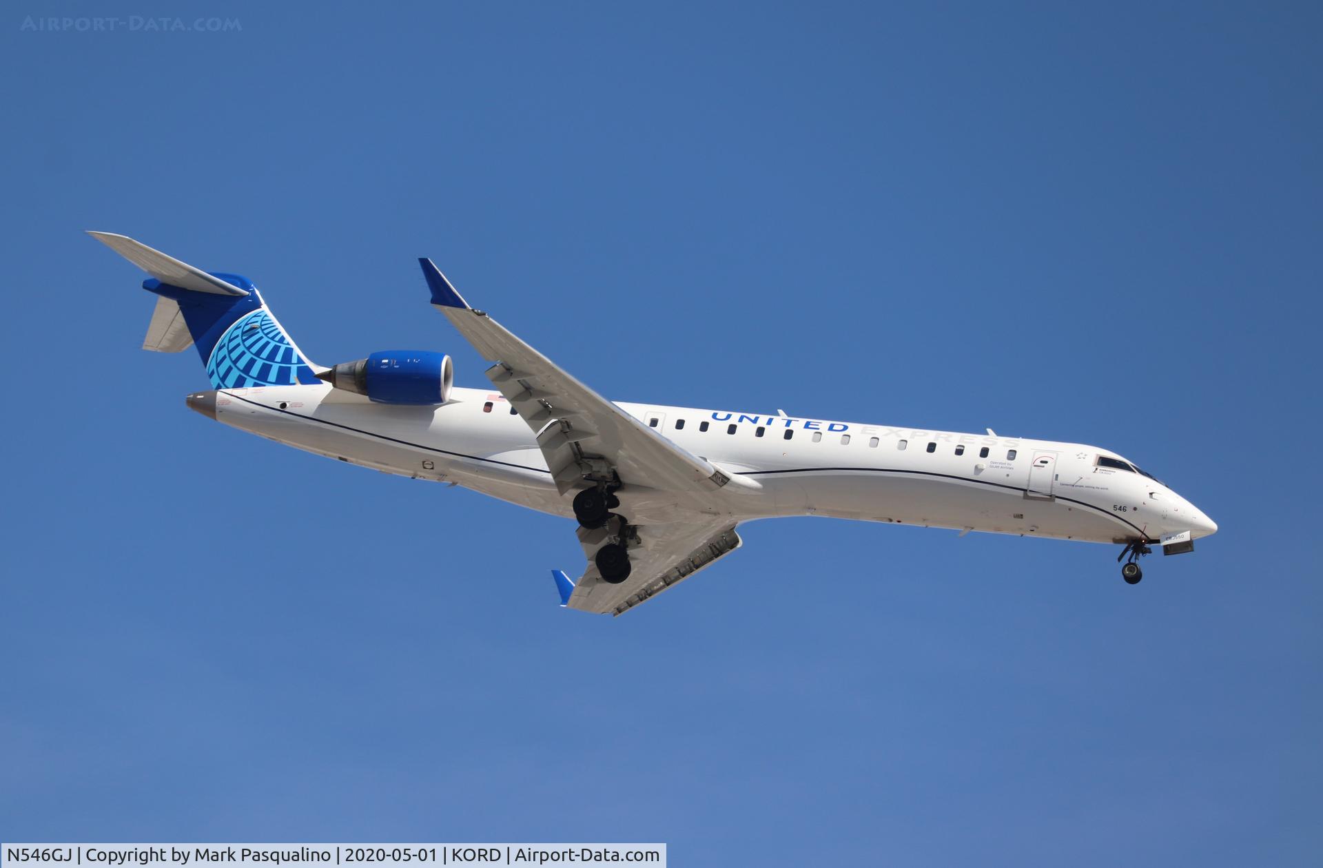 N546GJ, 2008 Bombardier CRJ-702 (CL-600-2C10) Regional Jet C/N 10269, CL-600-2C10