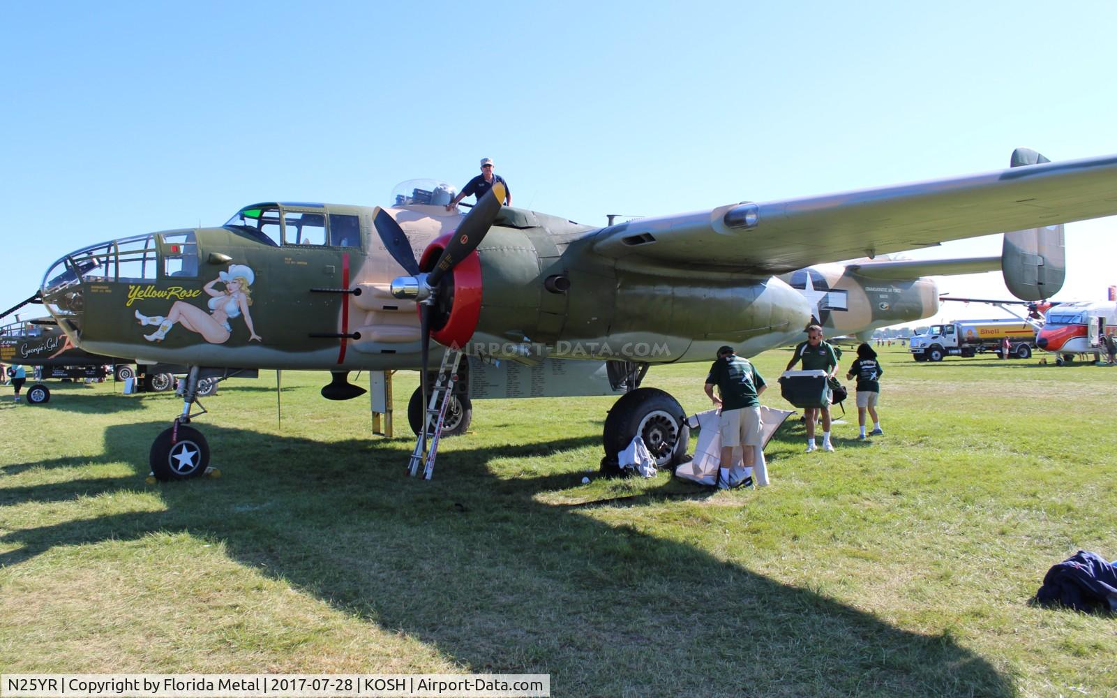 N25YR, 1943 North American TB-25N Mitchell C/N 108-34881, Air Venture 2017