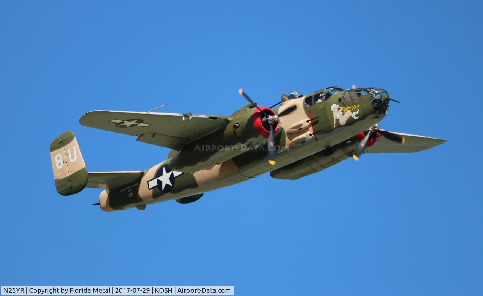 N25YR, 1943 North American TB-25N Mitchell C/N 108-34881, Air Venture 2017
