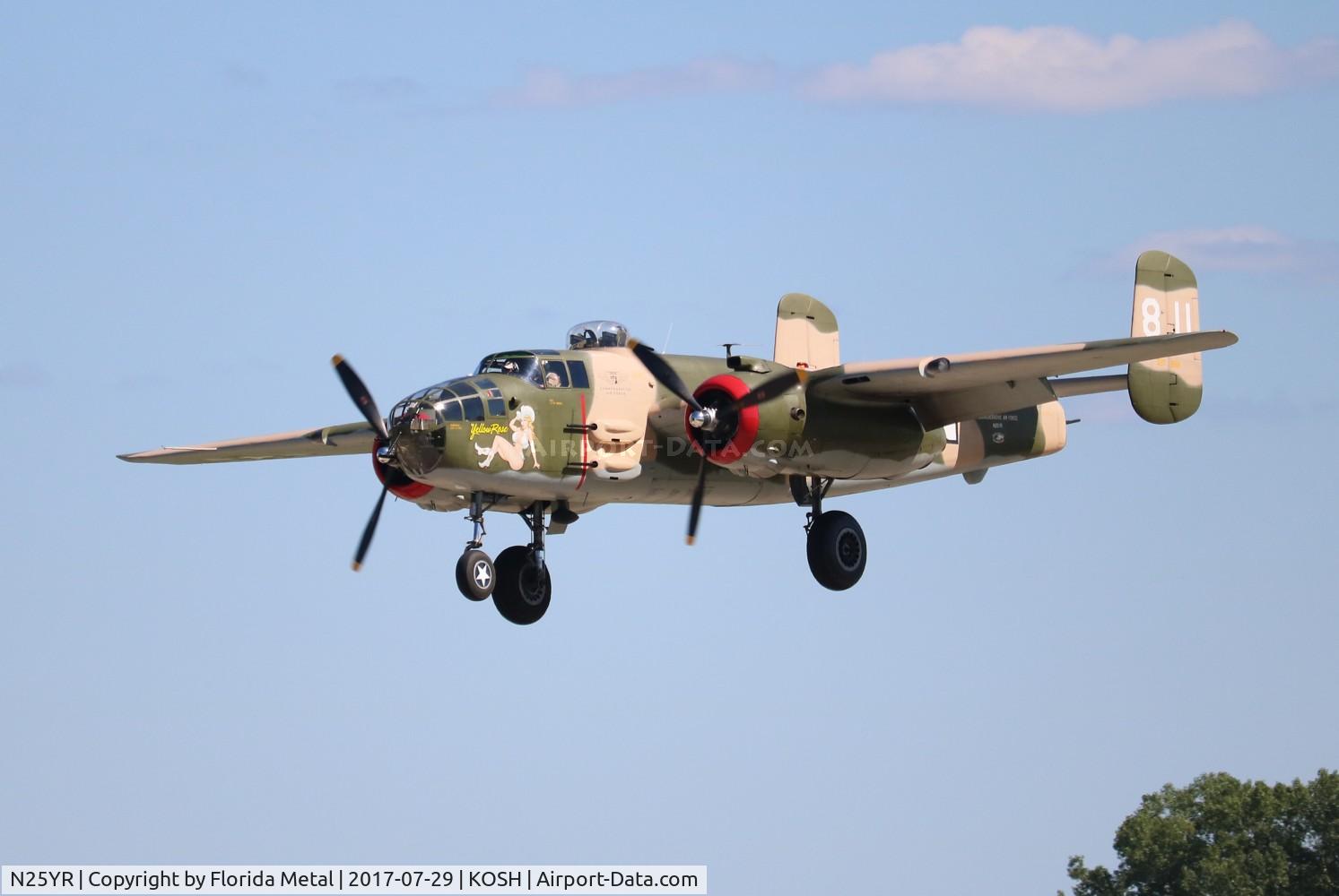 N25YR, 1943 North American TB-25N Mitchell C/N 108-34881, Air Venture 2017