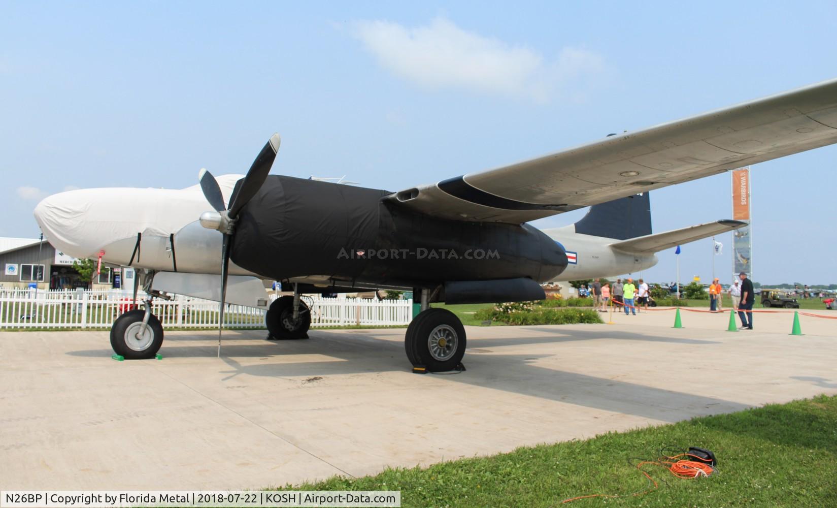 N26BP, 1944 Douglas A-26B Invader Invader C/N 7072, Air Venture 2018