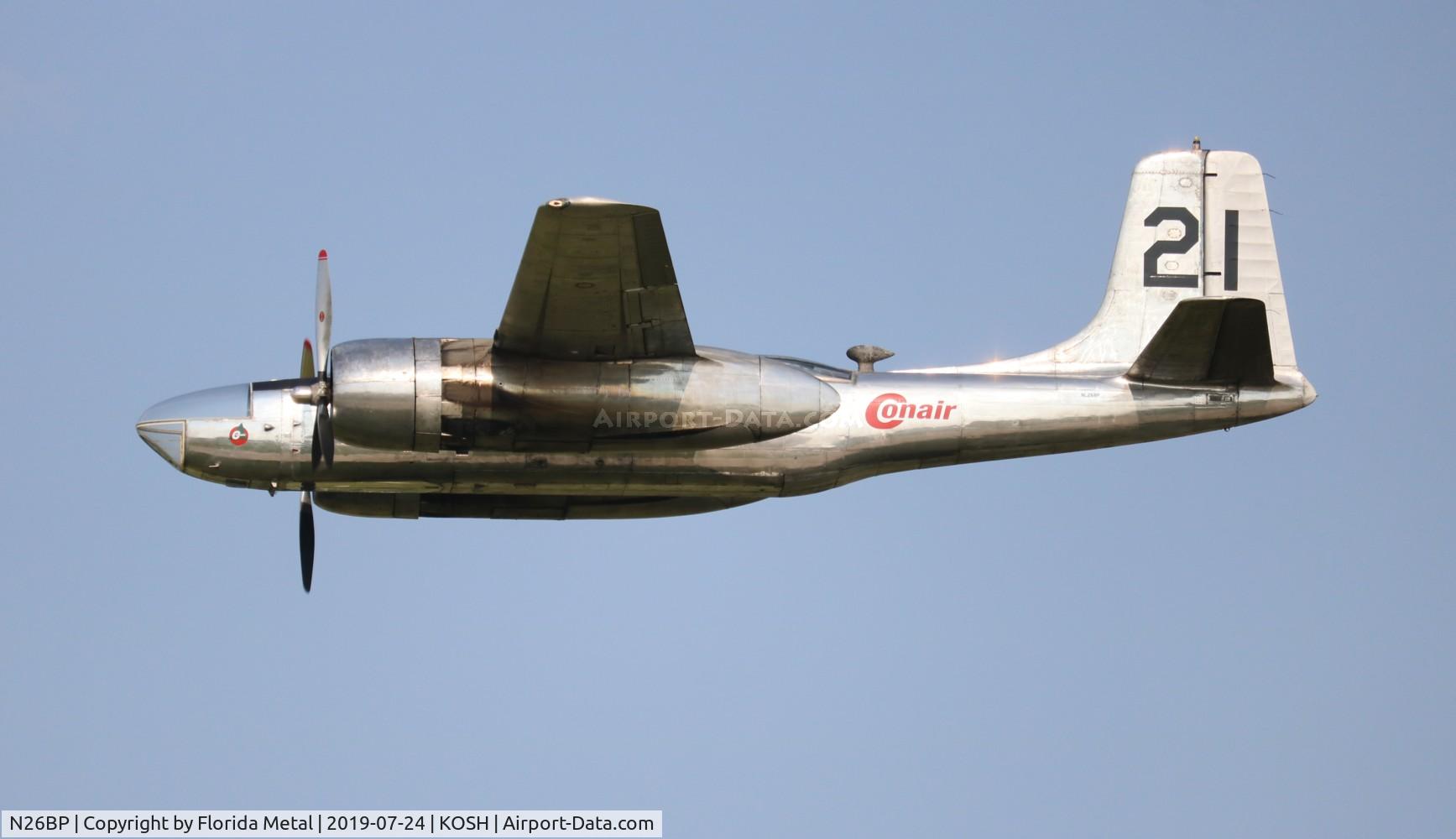 N26BP, 1944 Douglas A-26B Invader Invader C/N 7072, Air Venture 2019